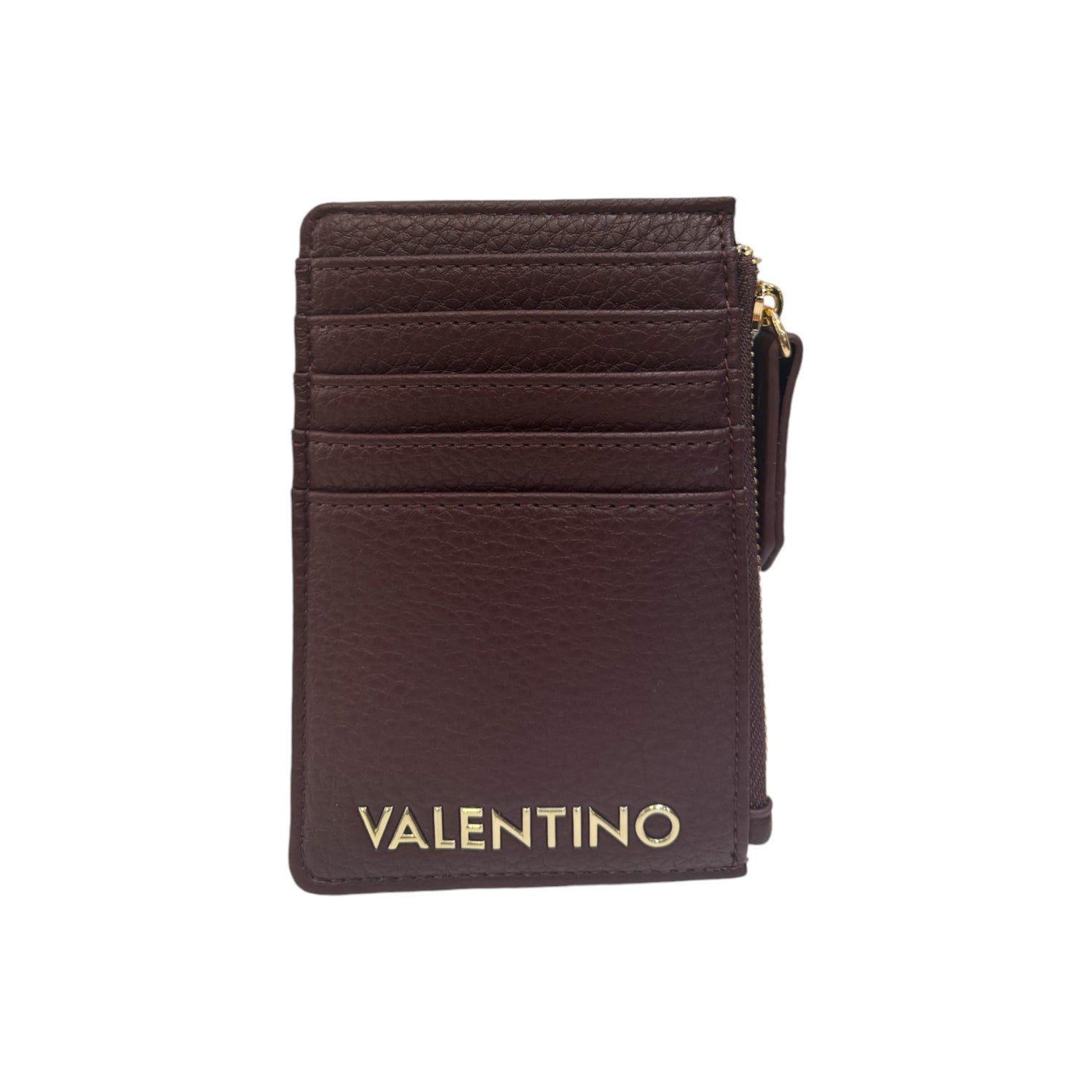 Valentino Portacarte Bordeaux da Donna