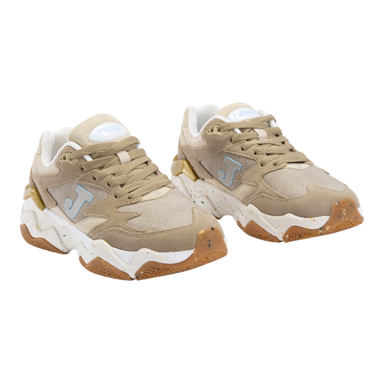 Joma Sneakers Beige in Ecopelle e Camoscio da Donna