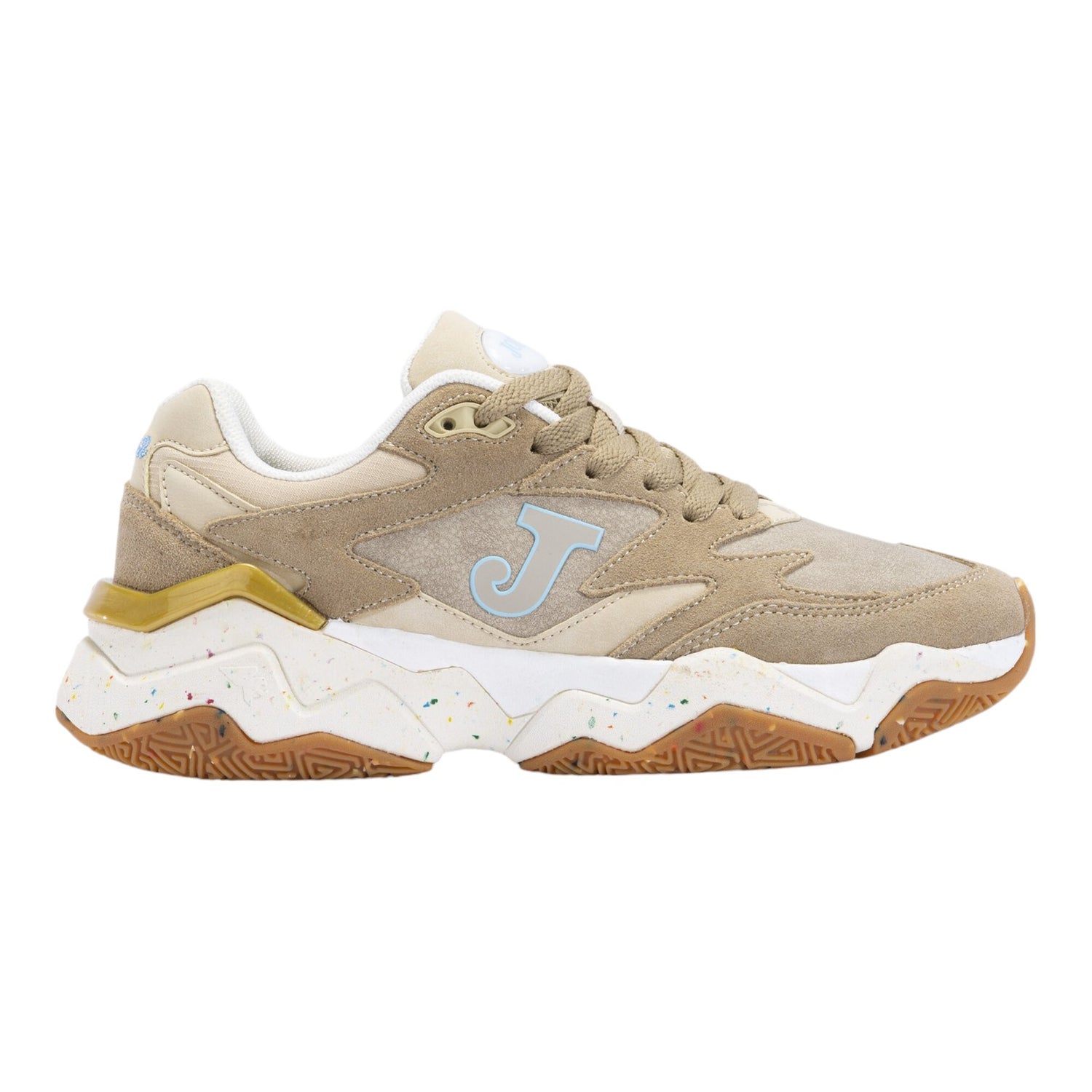 Joma Sneakers Beige in Ecopelle e Camoscio da Donna