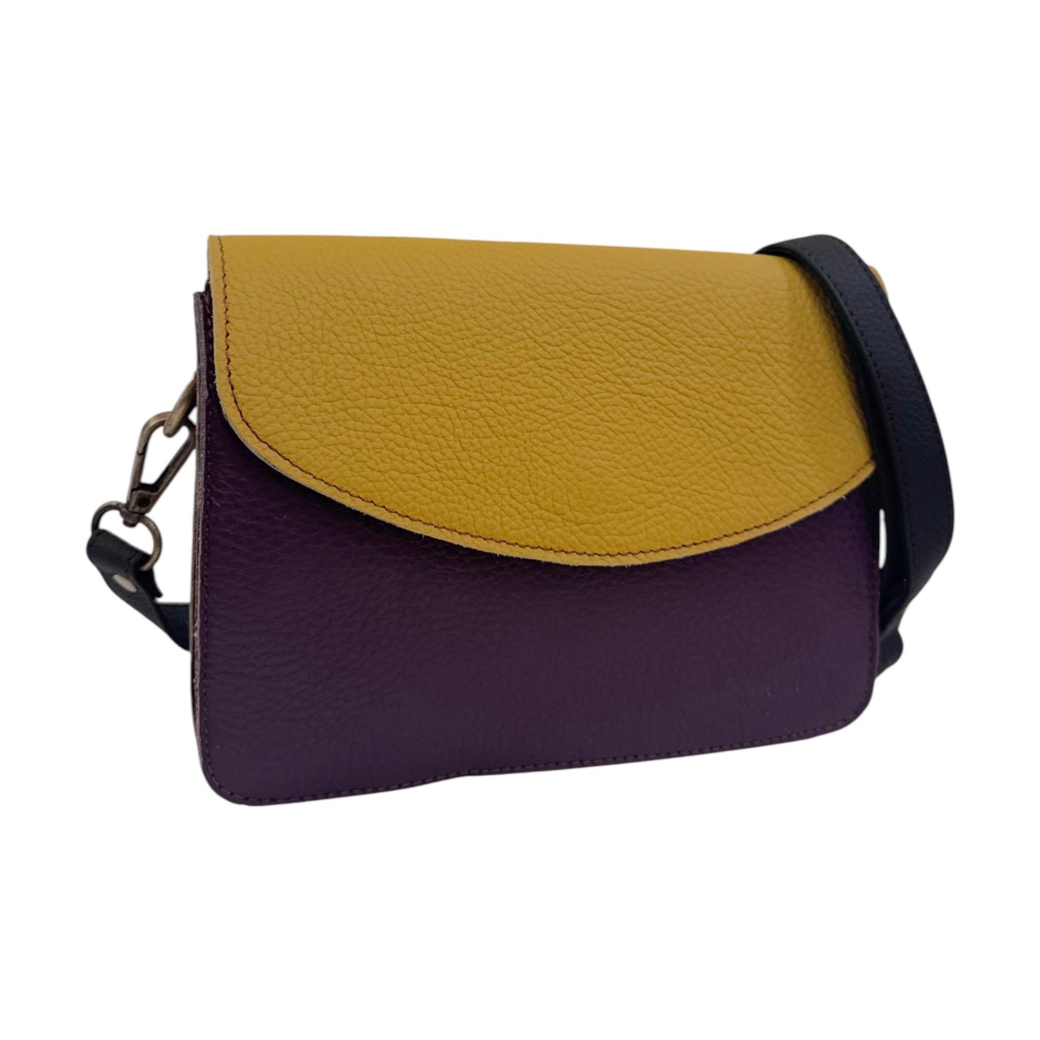 Soruka Tracolla Donna in Pelle Multicolor con Bottone Magnetico