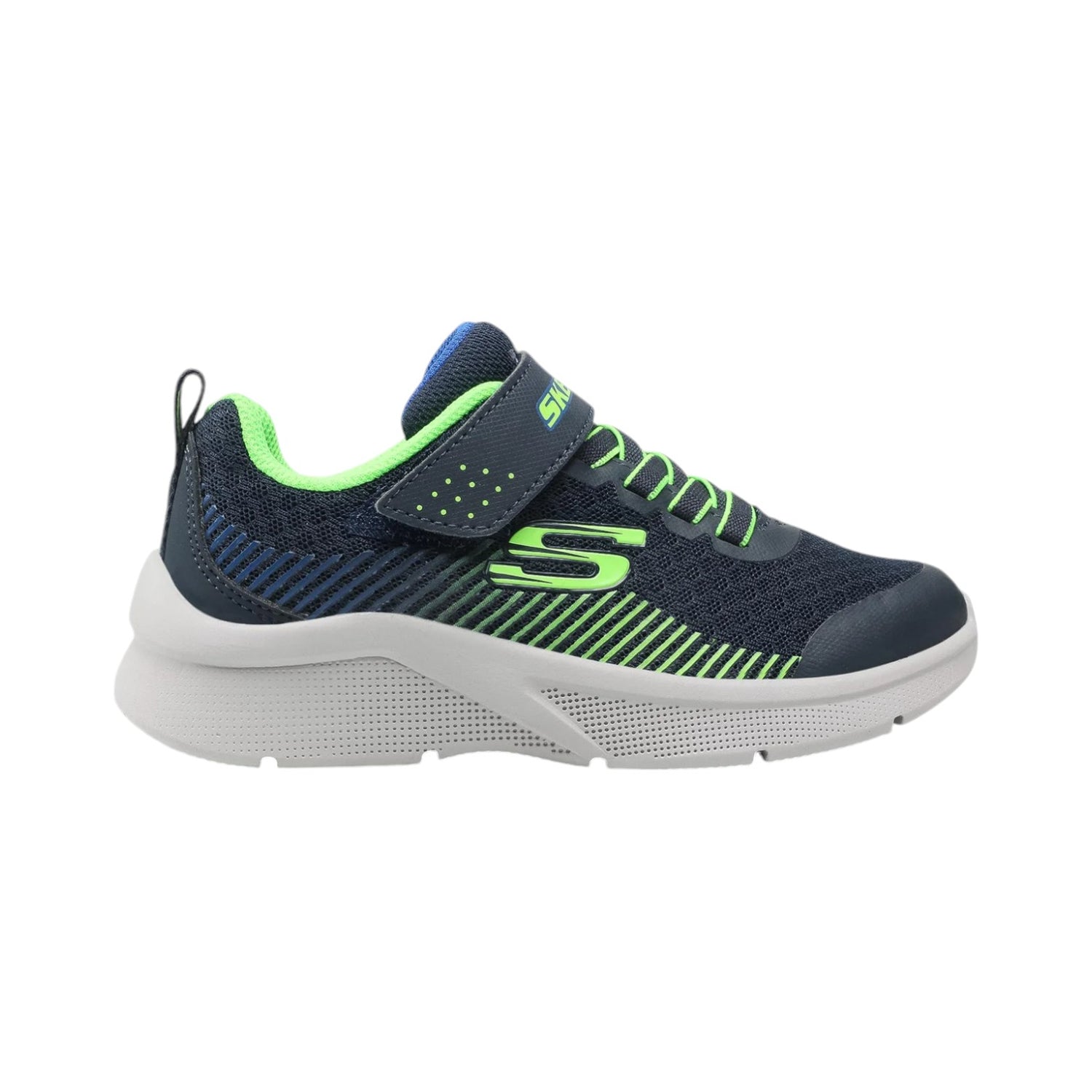 Skechers Sneakers Blu Verde Microspec-Gorza da Bambino