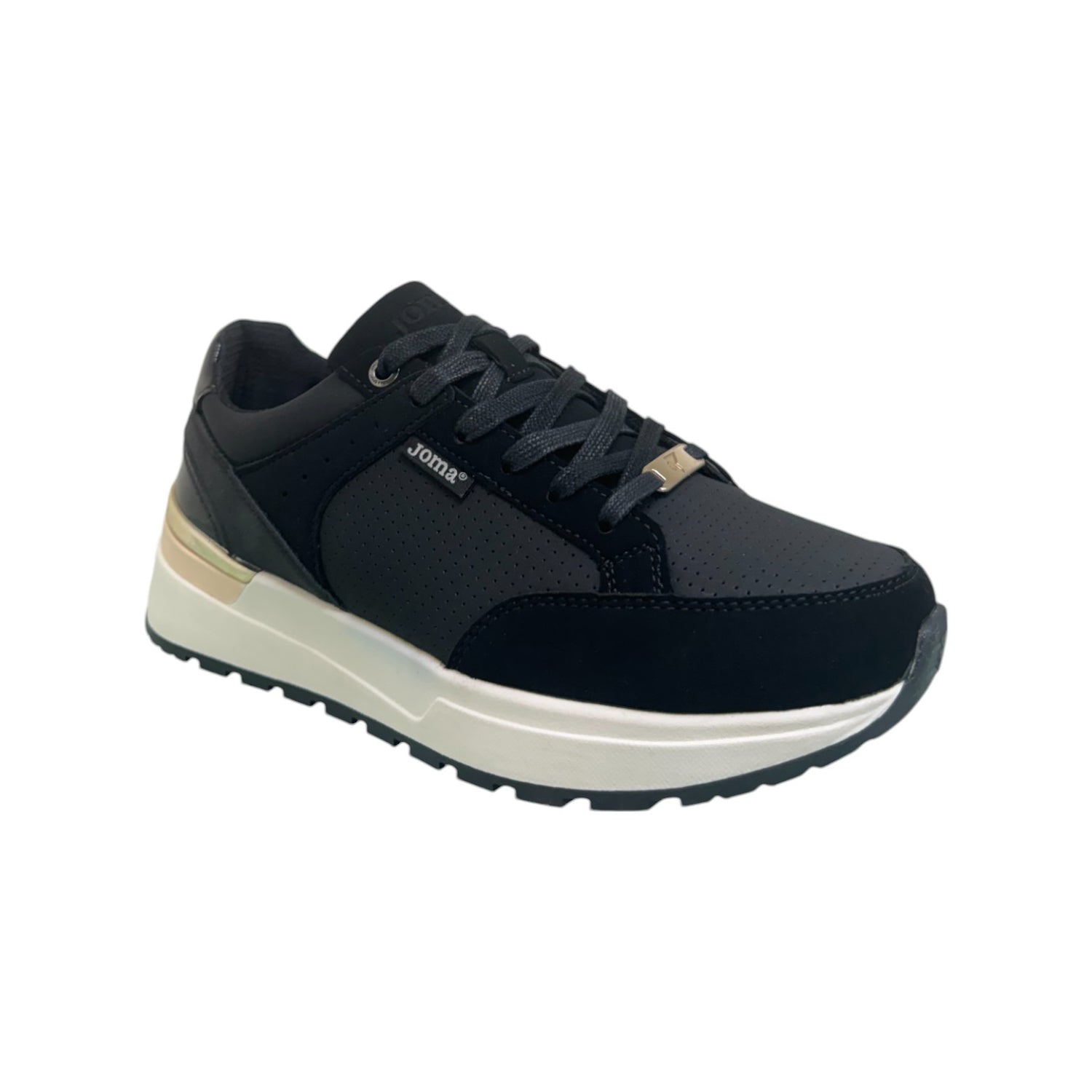Joma Sneakers Donna in Ecopelle e Camoscio Nera