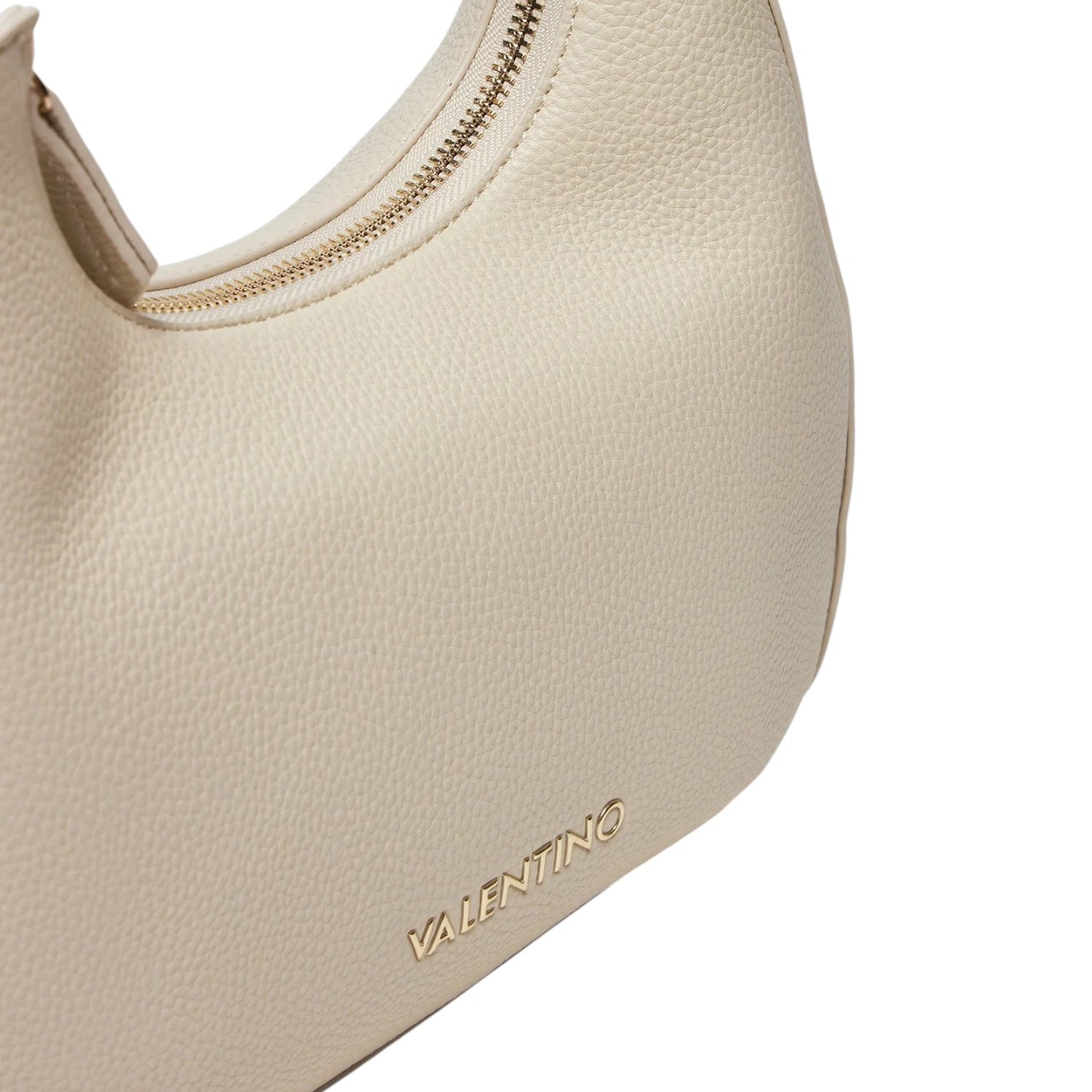 Mario Valentino Borsa a Spalla Donna Mezzaluna Piccola Ecru con Tracolla