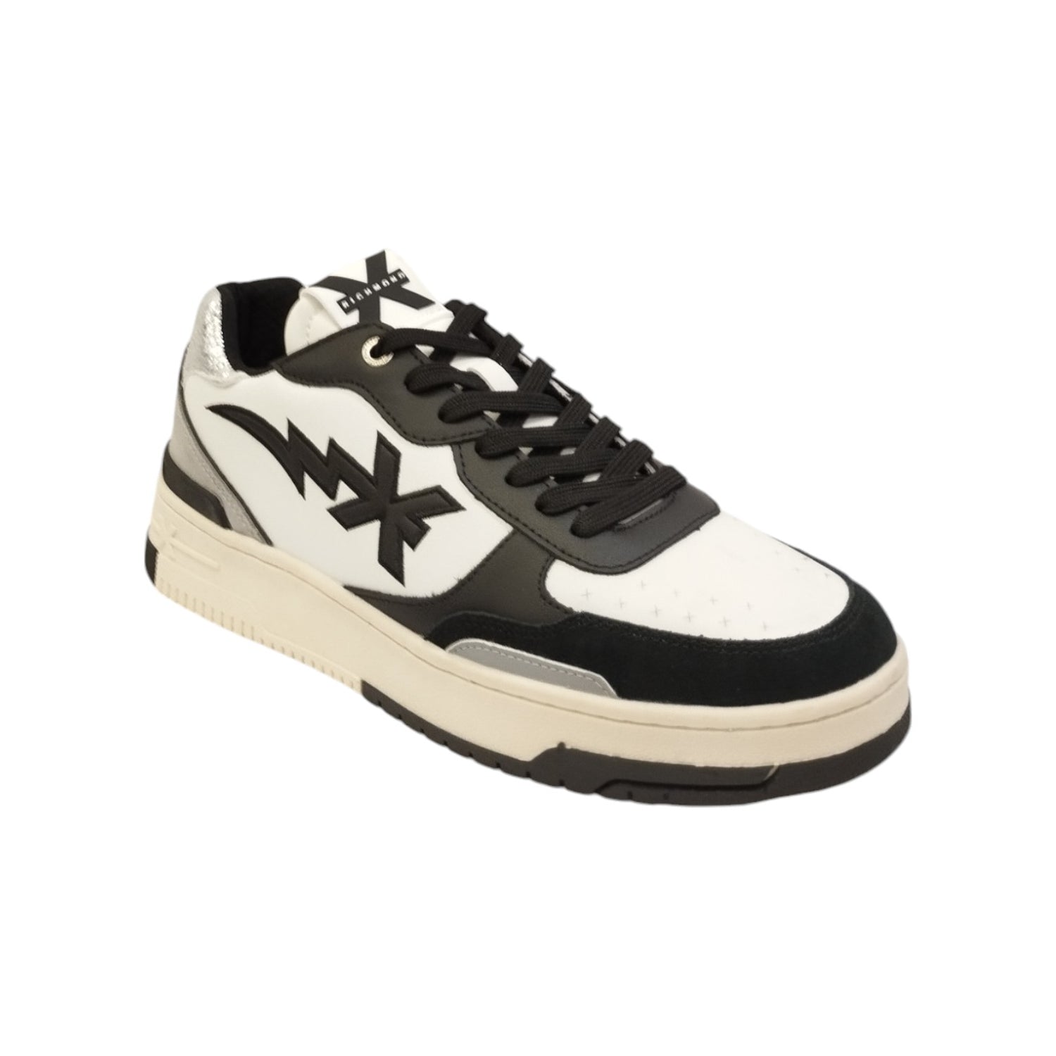 John Richmond Sneakers Bianca Nera da Uomo