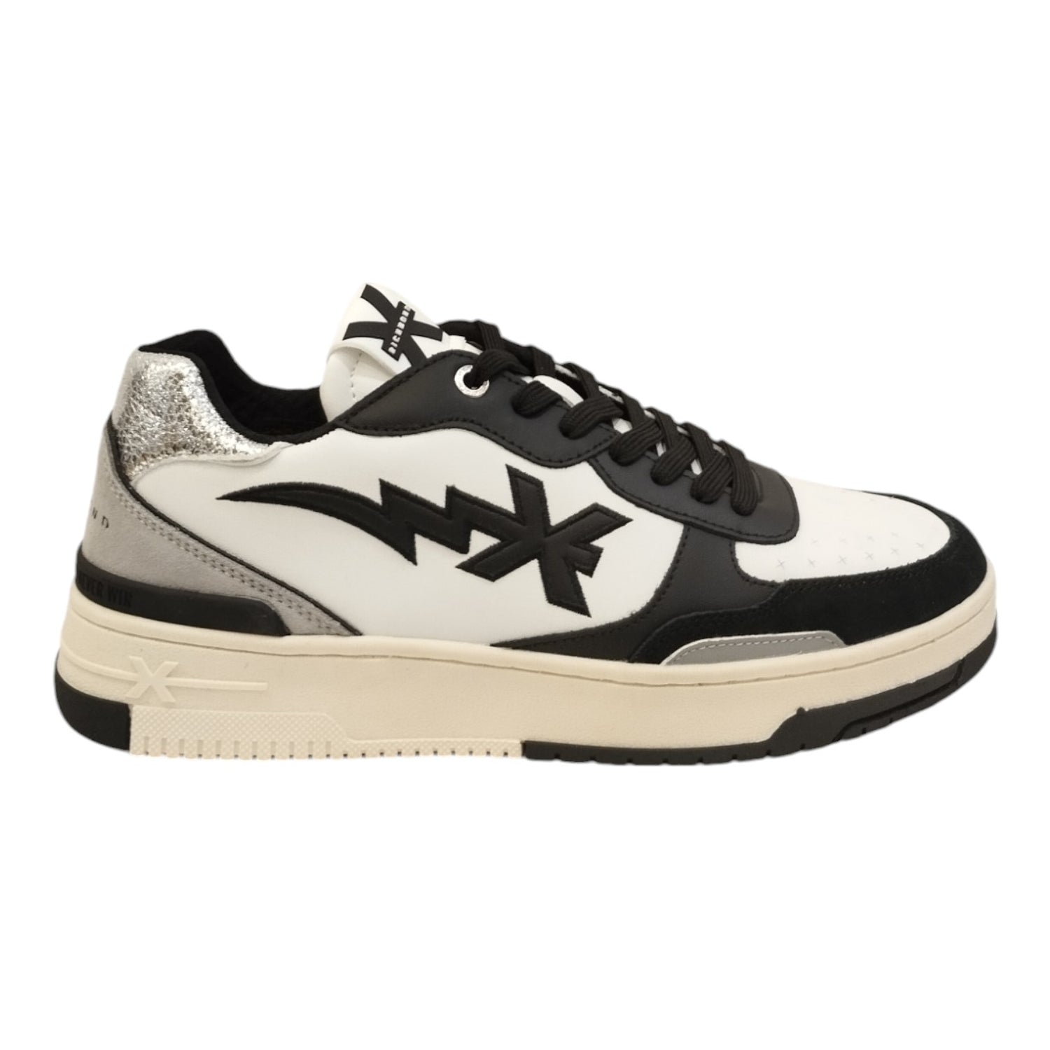 John Richmond Sneakers Bianca Nera da Uomo