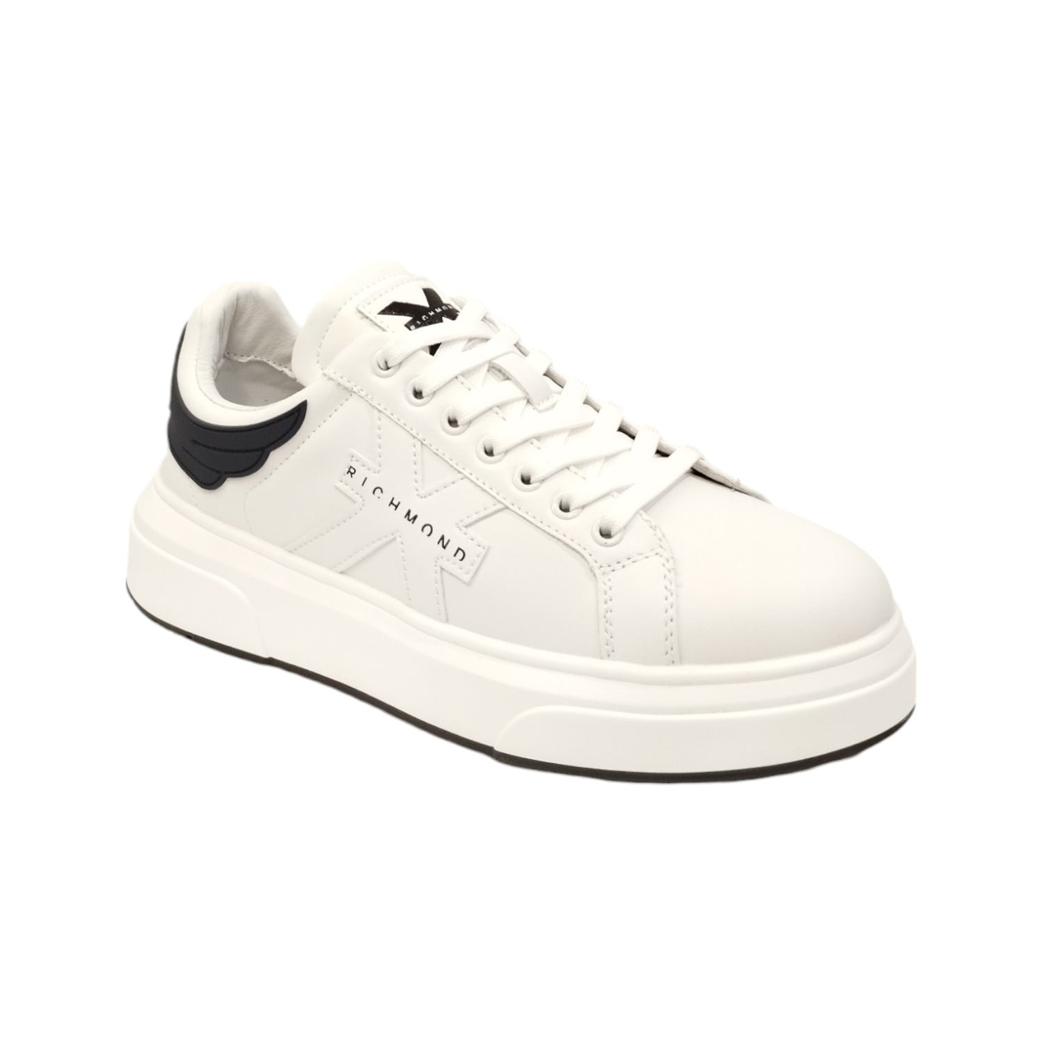 John Richmond Sneakers Bianca Blu da Uomo