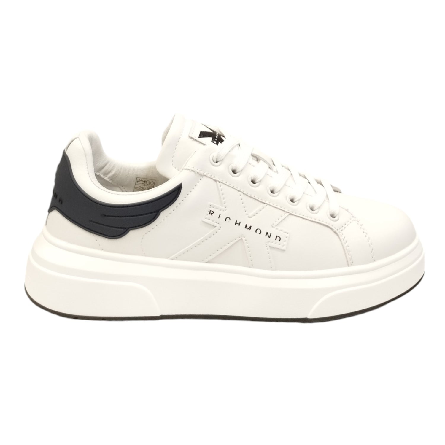 John Richmond Sneakers Bianca Blu da Uomo