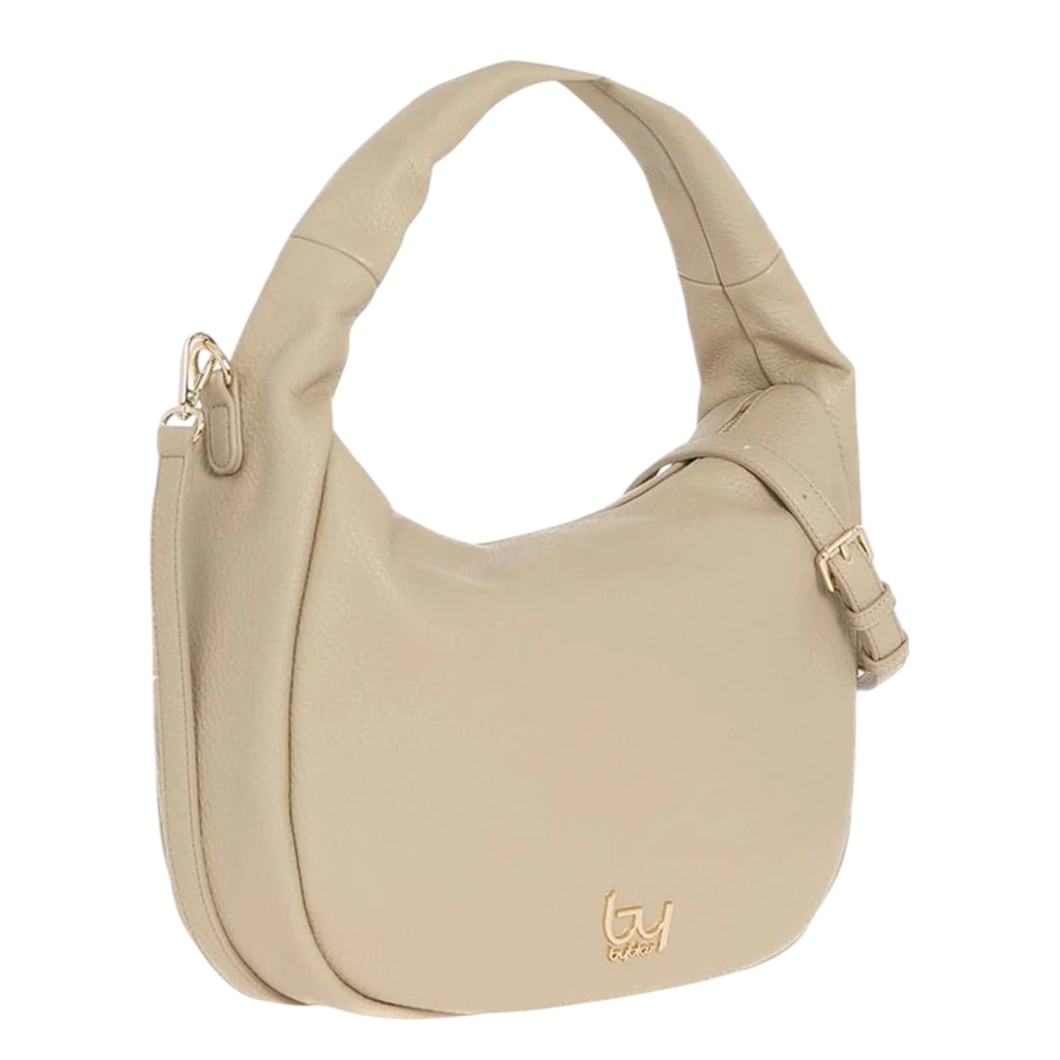 By Byblos Mezzaluna Grande Beige con Tracolla da Donna