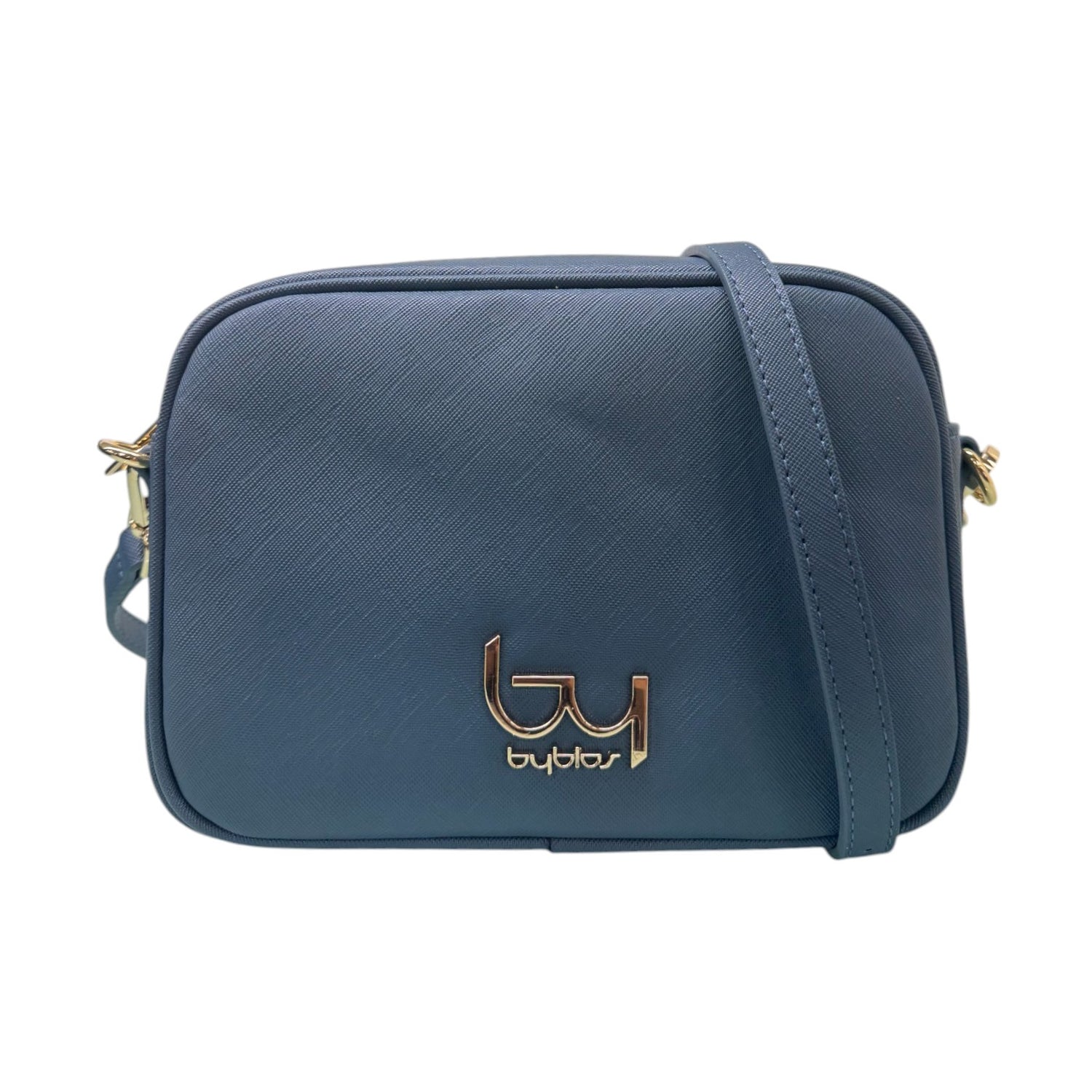 By Byblos Camera Bag Donna in Ecopelle Avio con Tracolla