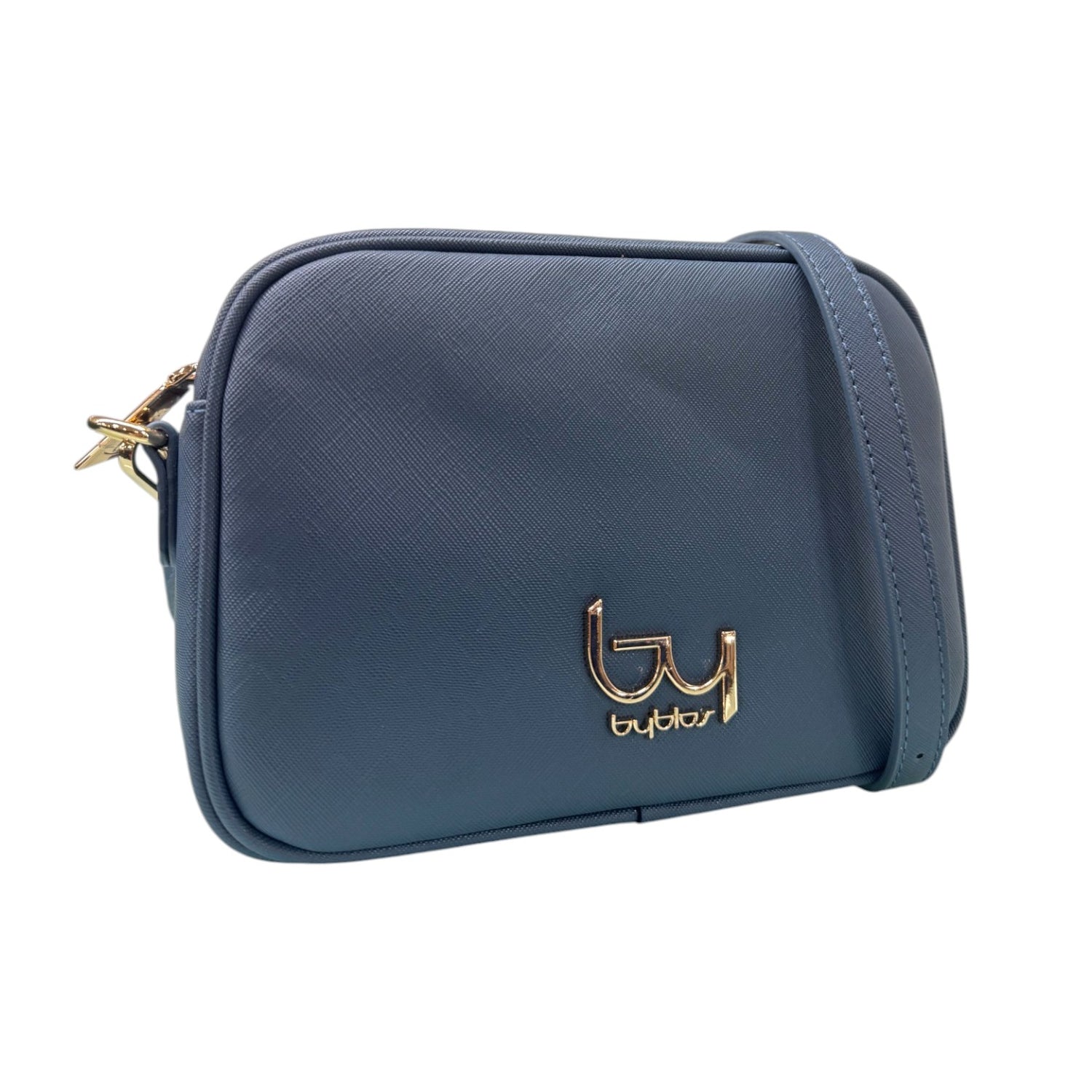 By Byblos Camera Bag Donna in Ecopelle Avio con Tracolla