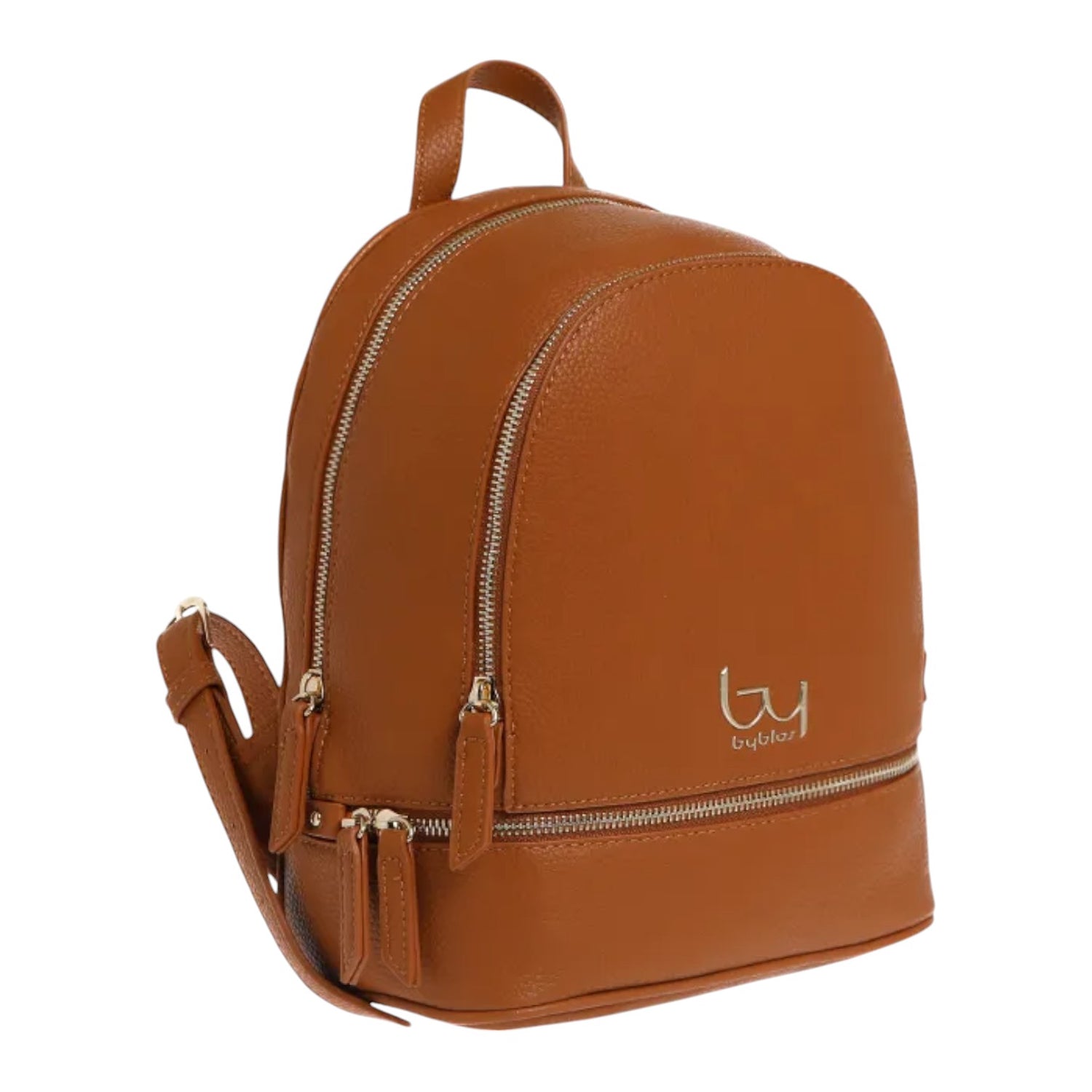 By Byblos Zaino Donna in Ecopelle Cuoio con Doppio Scomparto