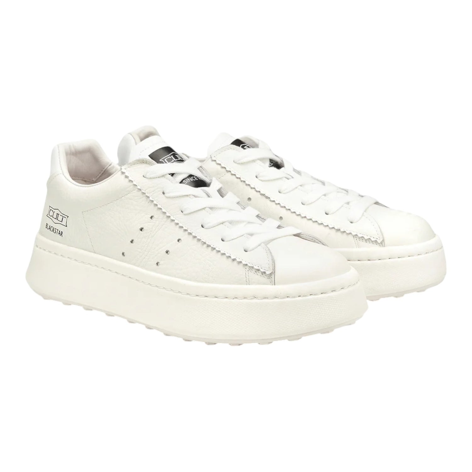 Cult Sneakers Bianca in Pelle da Uomo