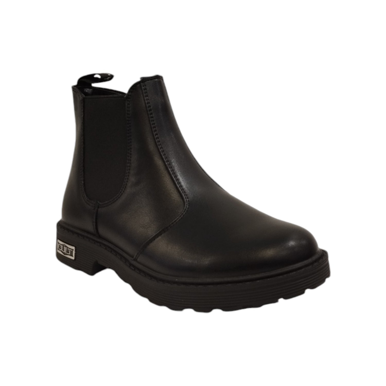 Cult Beatles Nero Unisex in Ecopelle