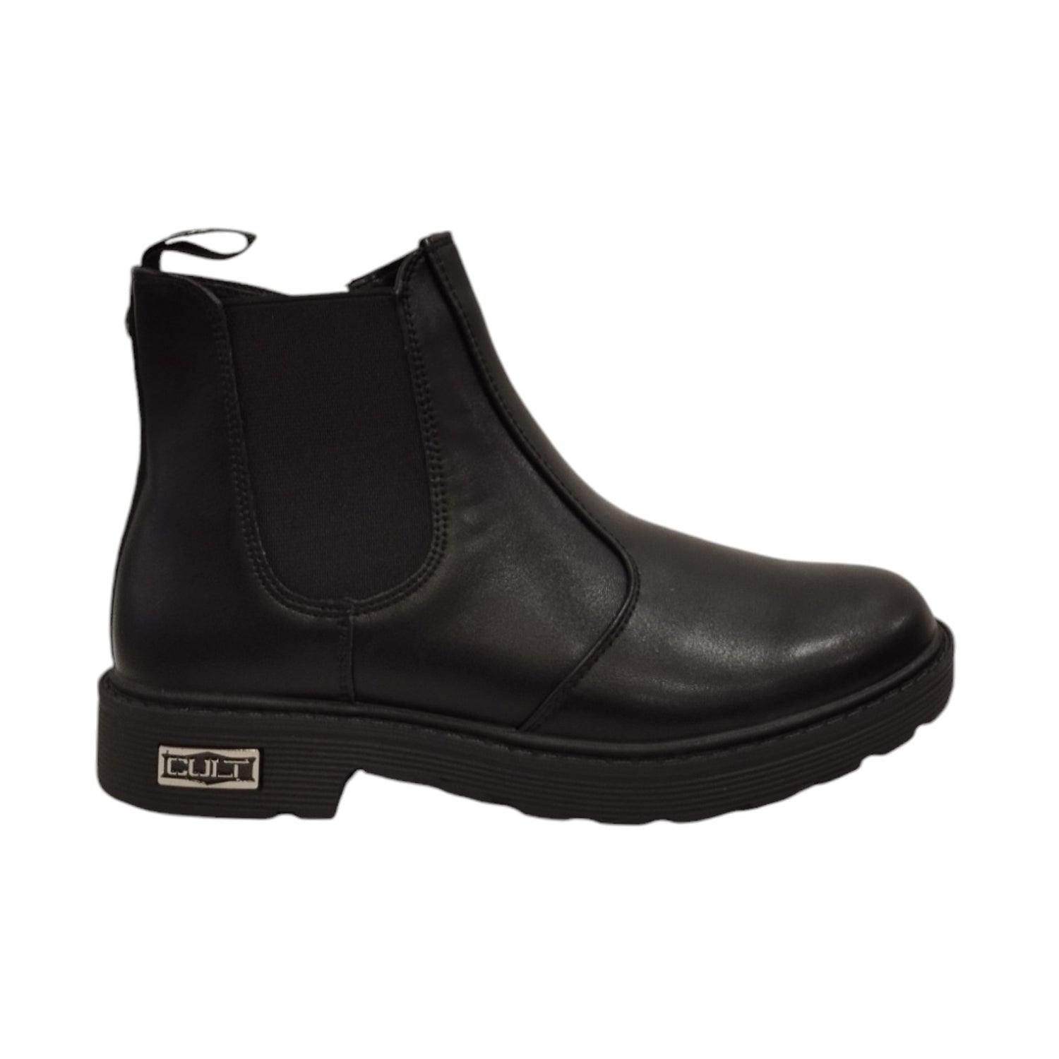 Cult Beatles Nero Unisex in Ecopelle