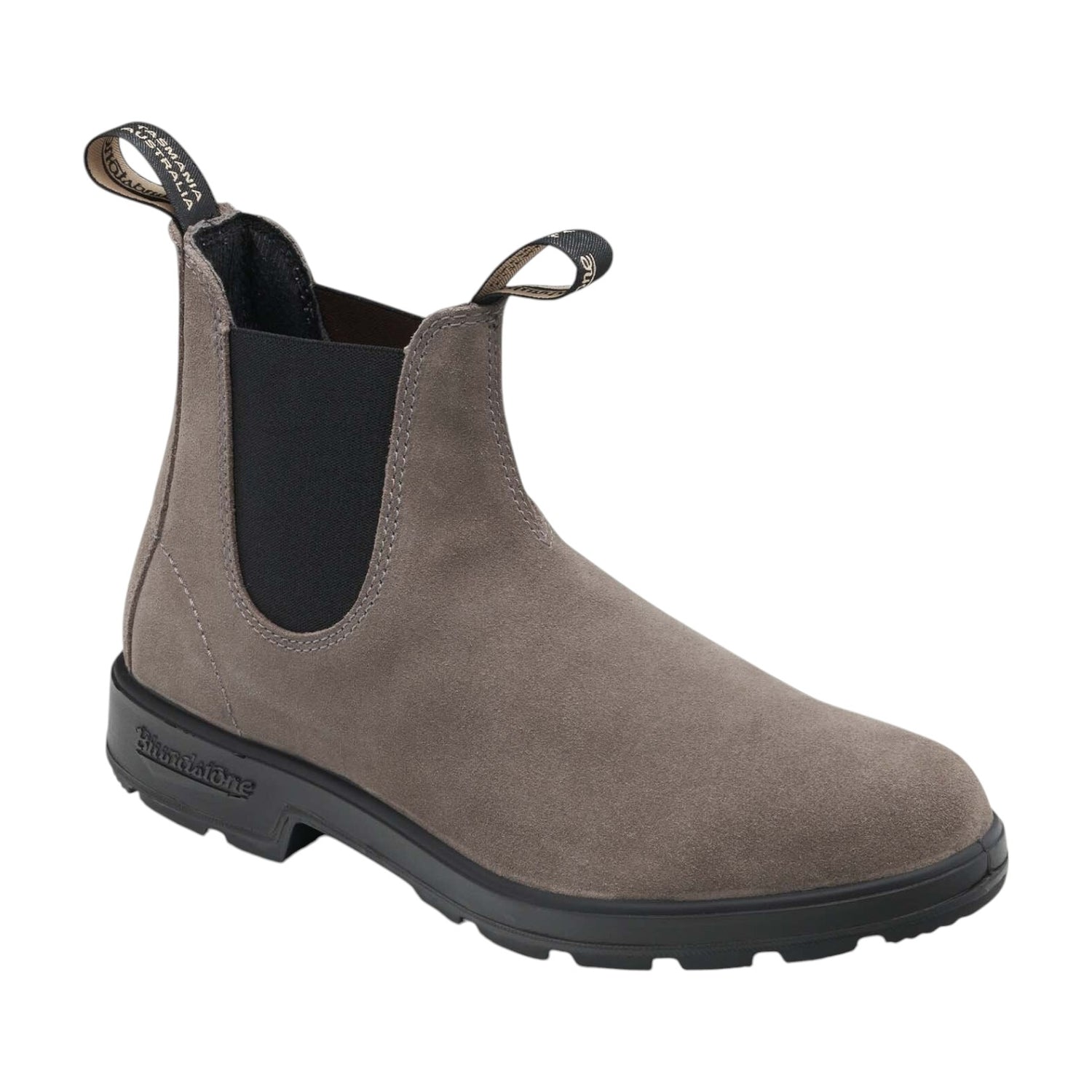 Blundstone Beatles Uomo in Camoscio Grigio con Elastici Laterali Neri