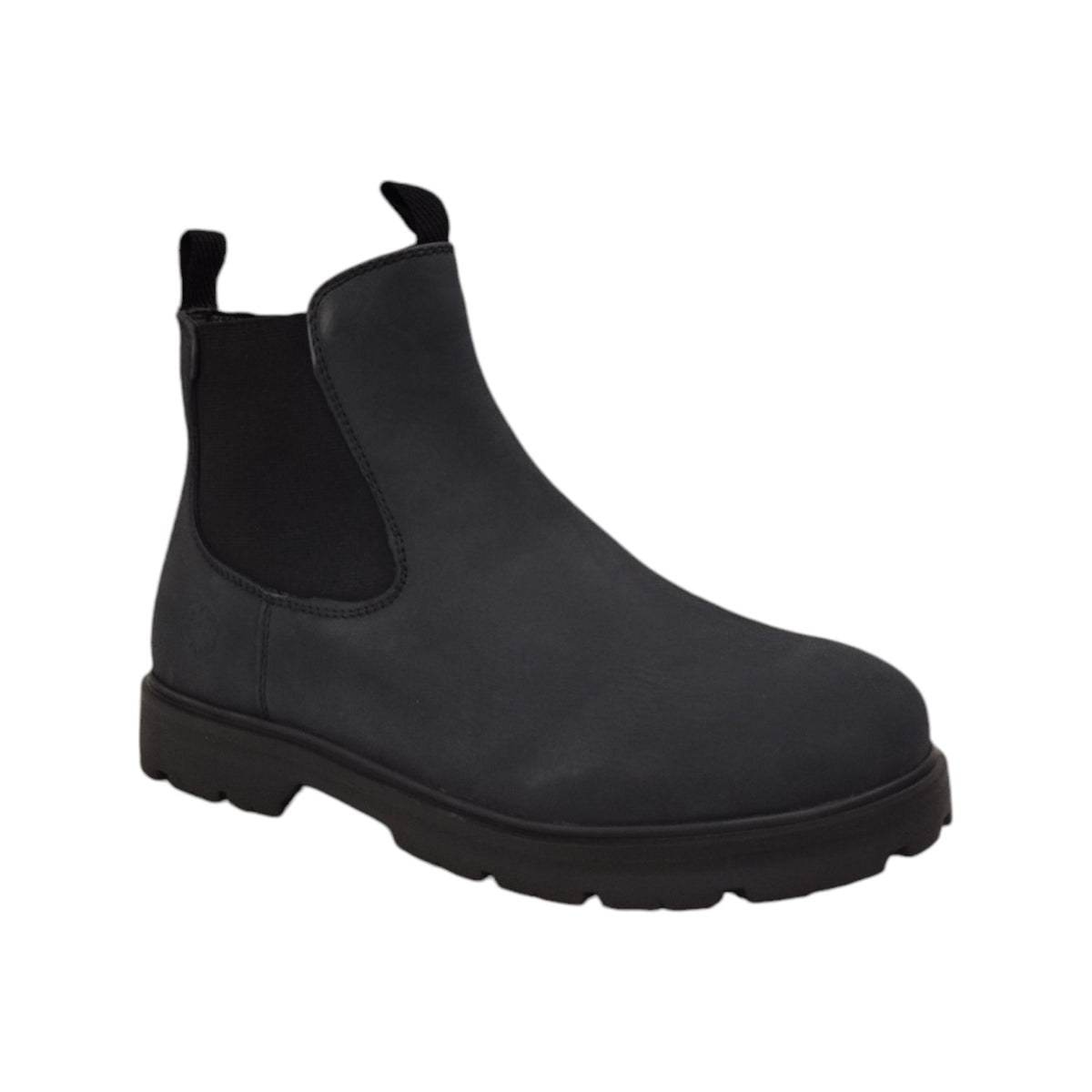 Lumberjack Stivaletto Bambino in Nabuck Blu con Elastico Nero