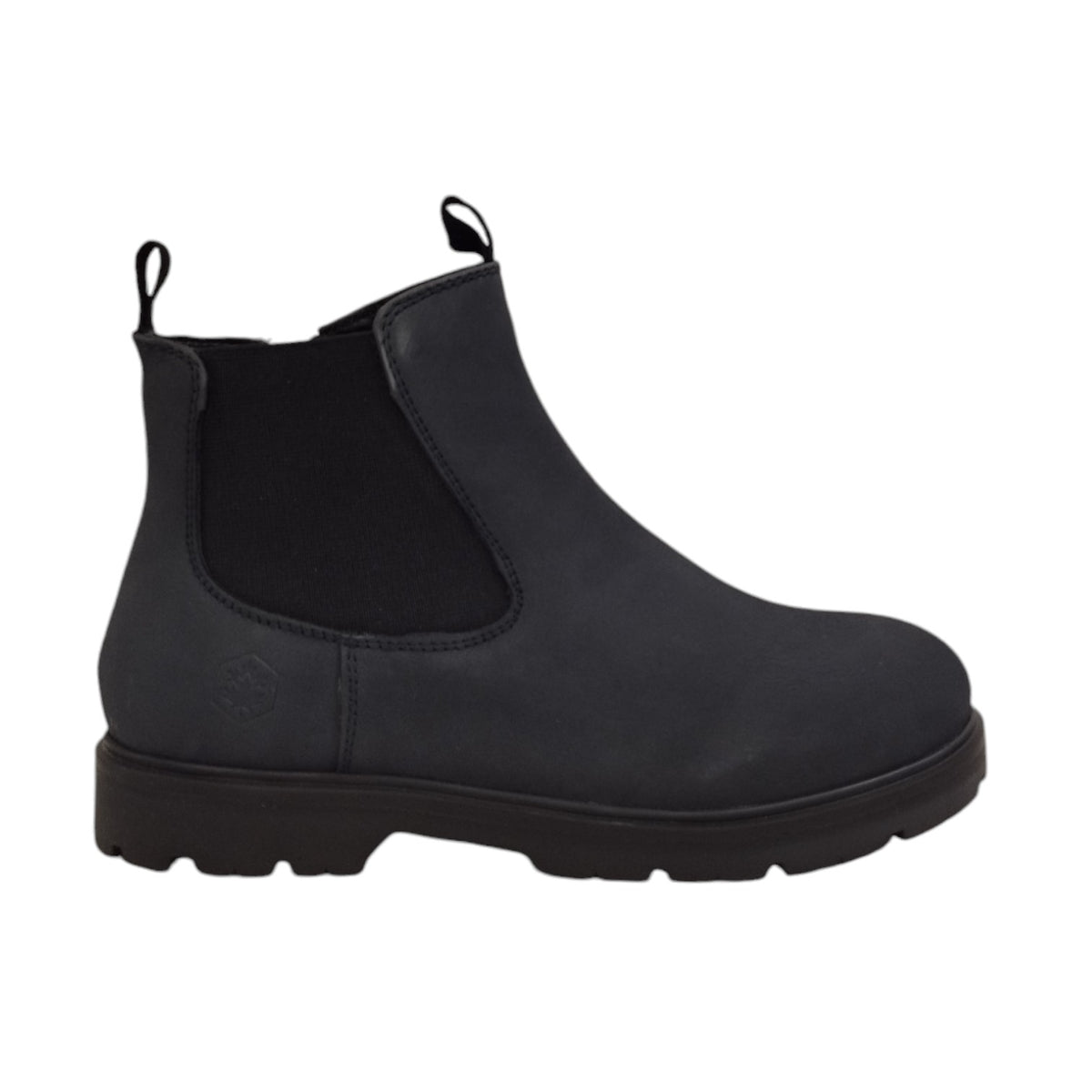Lumberjack Stivaletto Bambino in Nabuck Blu con Elastico Nero