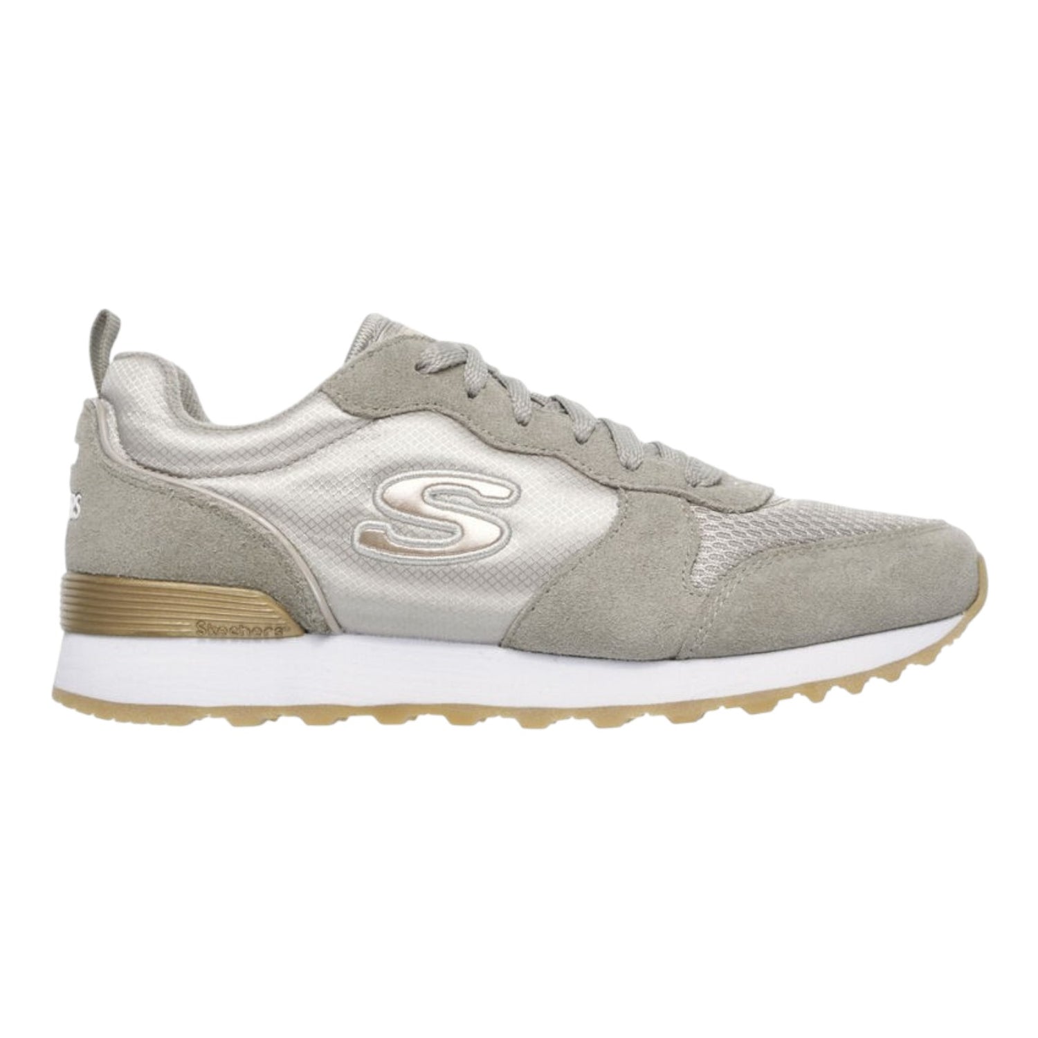 Skechers Sneakers Tortora OG 85-Goldn Gurl da Donna