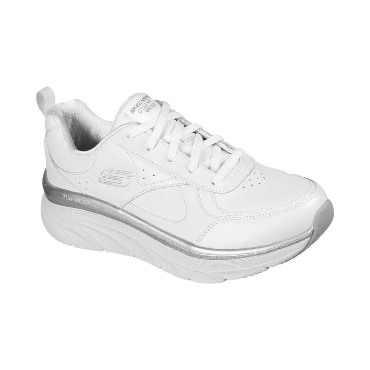 Skechers Sneakers Bianca Relaxed Fit: D'Lux Walker-Timeless Path da Donna