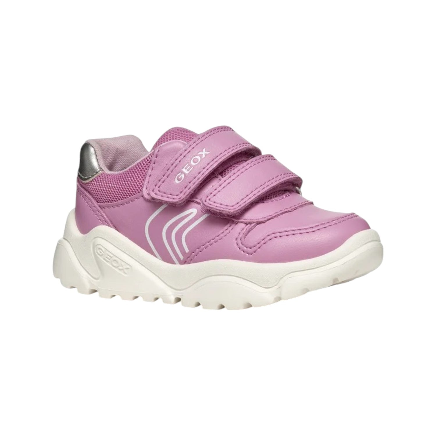 Geox Sneakers Rosa B Ciufciuf Girl con Doppio Strappo da Bambina