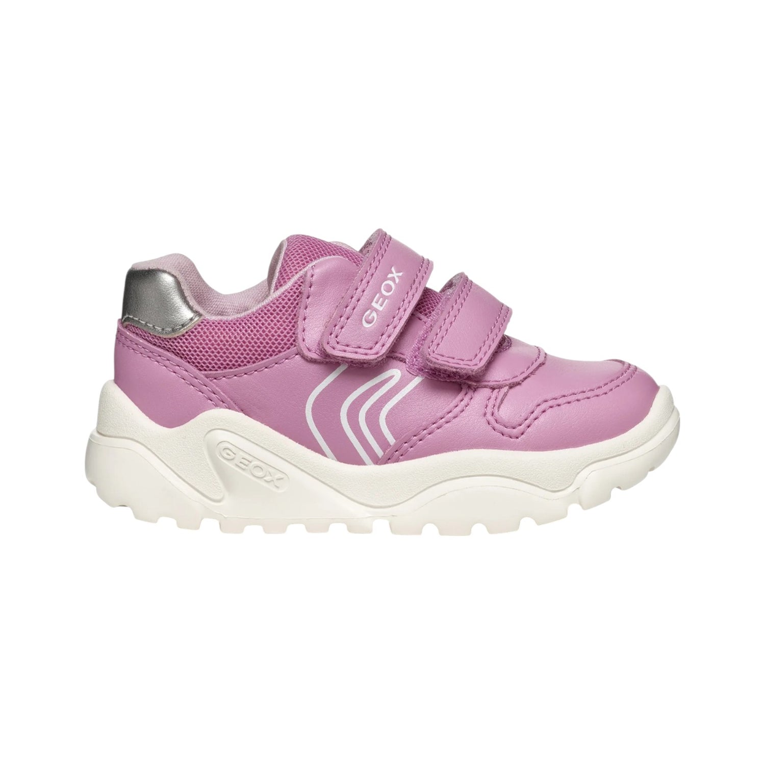 Geox Sneakers Rosa B Ciufciuf Girl con Doppio Strappo da Bambina