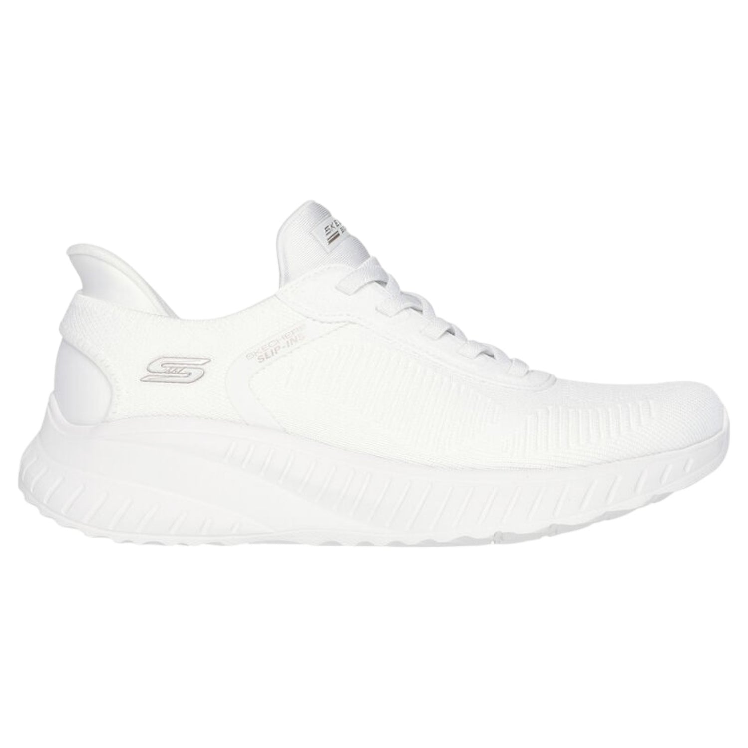 Skechers Slip-ins: Bianco Bobs Sport Squad Chaos da Donna