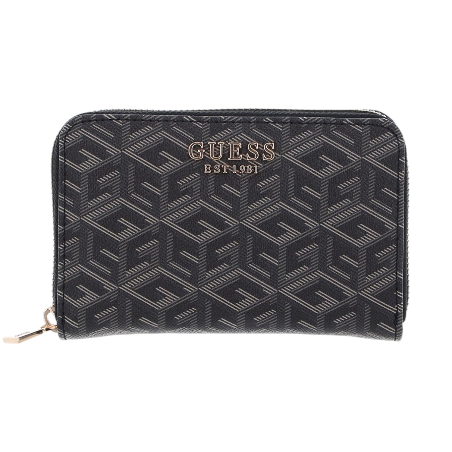 Guess Portafoglio Grigio 4G Logo Laurel da Donna