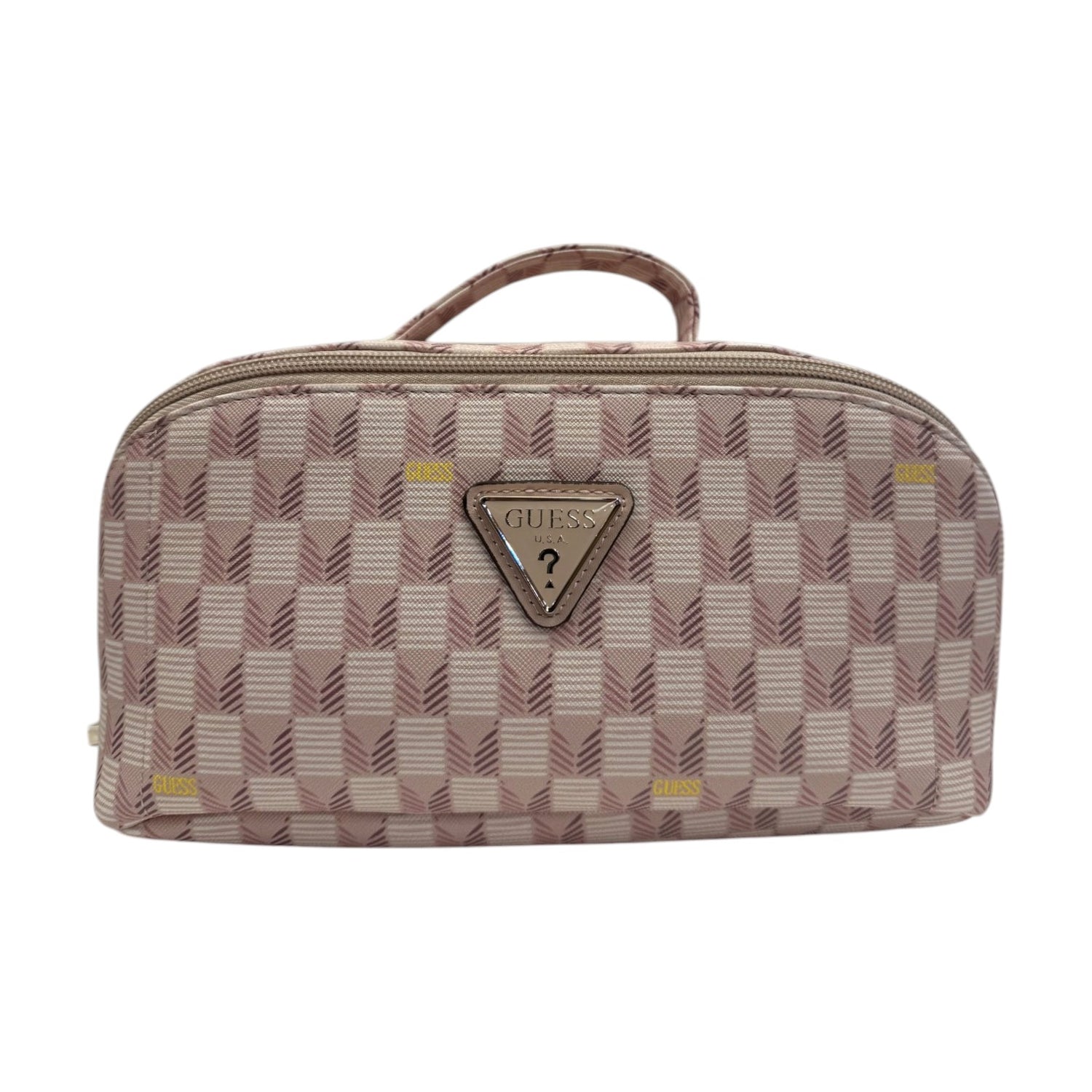 Guess Beauty Case Rosa Morbido da Donna