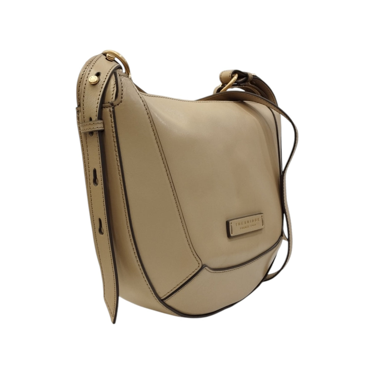 The Bridge Tracolla Grande Burro Linea Fedora in Pelle da Donna