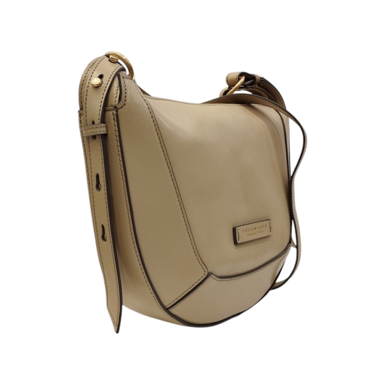 The Bridge Tracolla Grande Burro Linea Fedora in Pelle da Donna