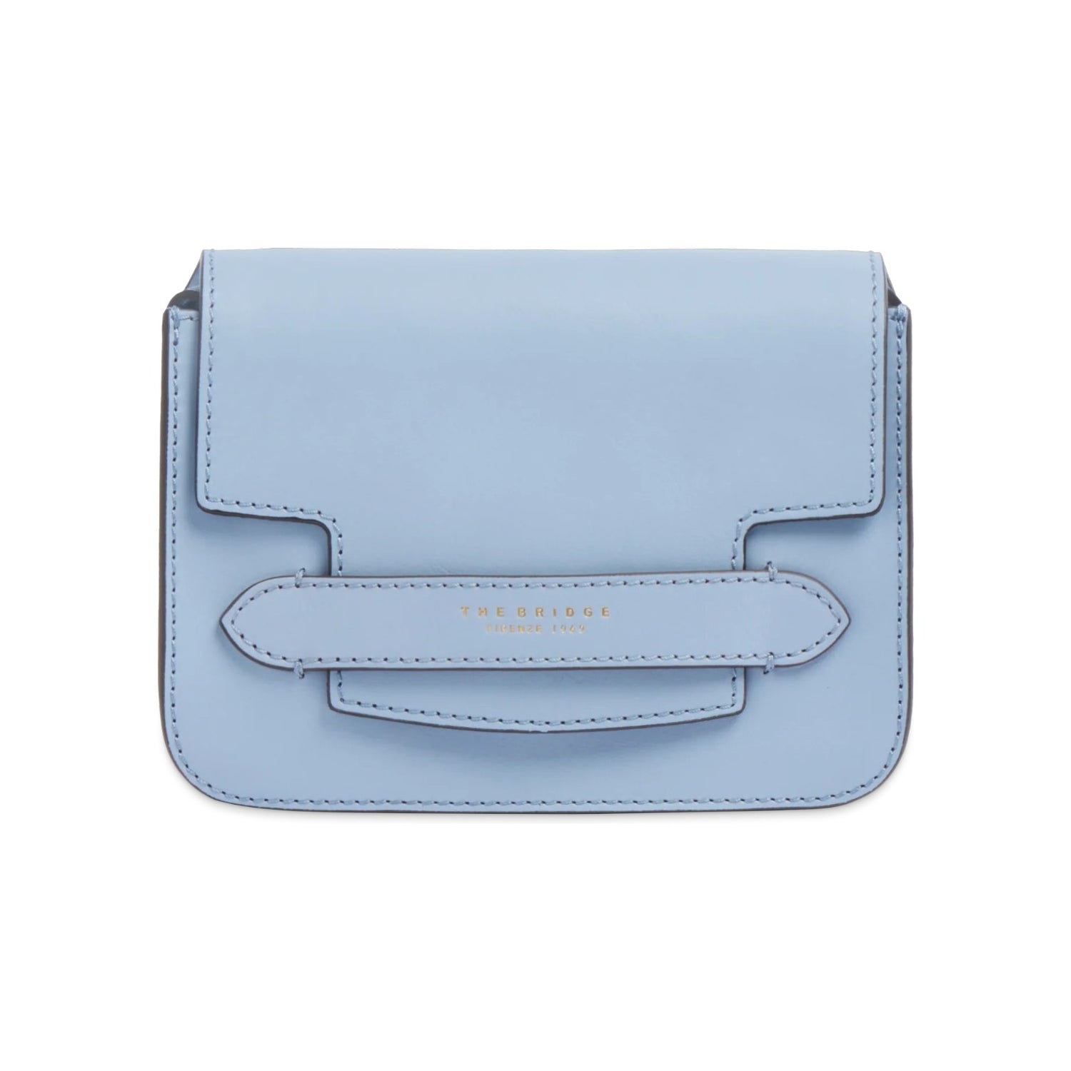 The Bridge Tracolla Donna Linea Lucrezia in Pelle Acqua
