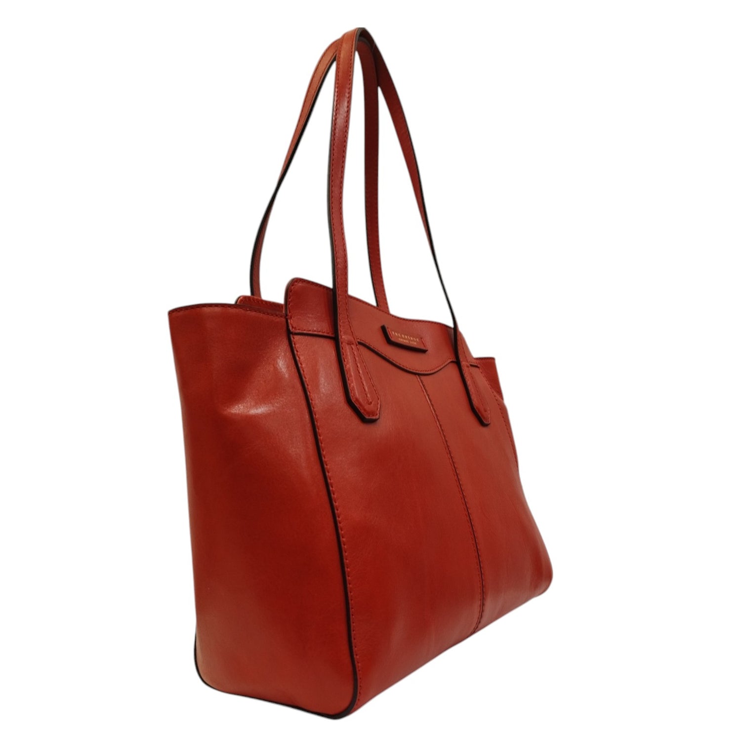 The Bridge Shopper Arancio Bruciato Linea Gloria in Pelle da Donna