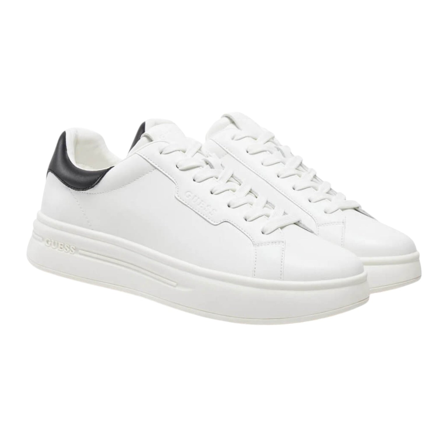 Guess Sneakers Bianca Nera da Uomo