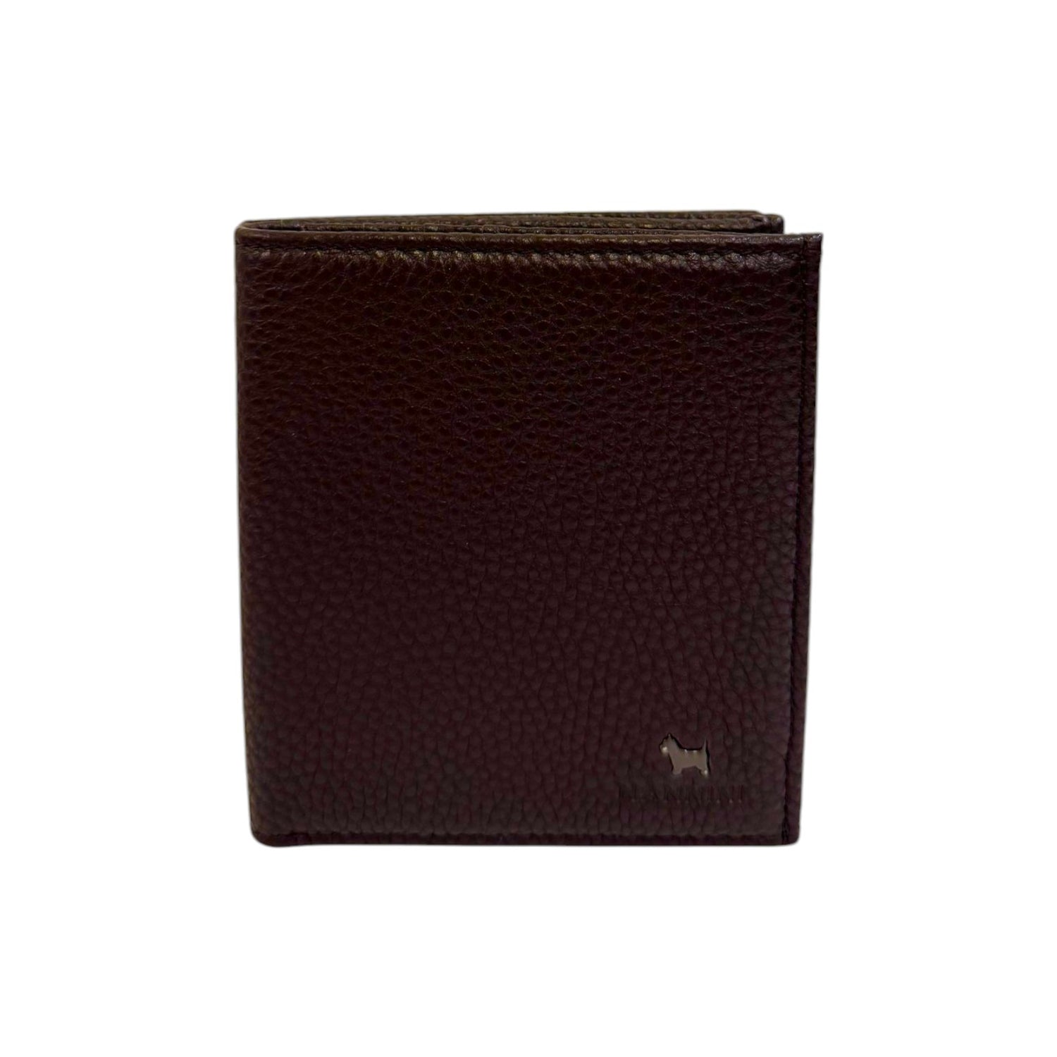 Nannini Firenze Portafoglio Piccolo Verticale Uomo in Pelle Caracas Sigaro