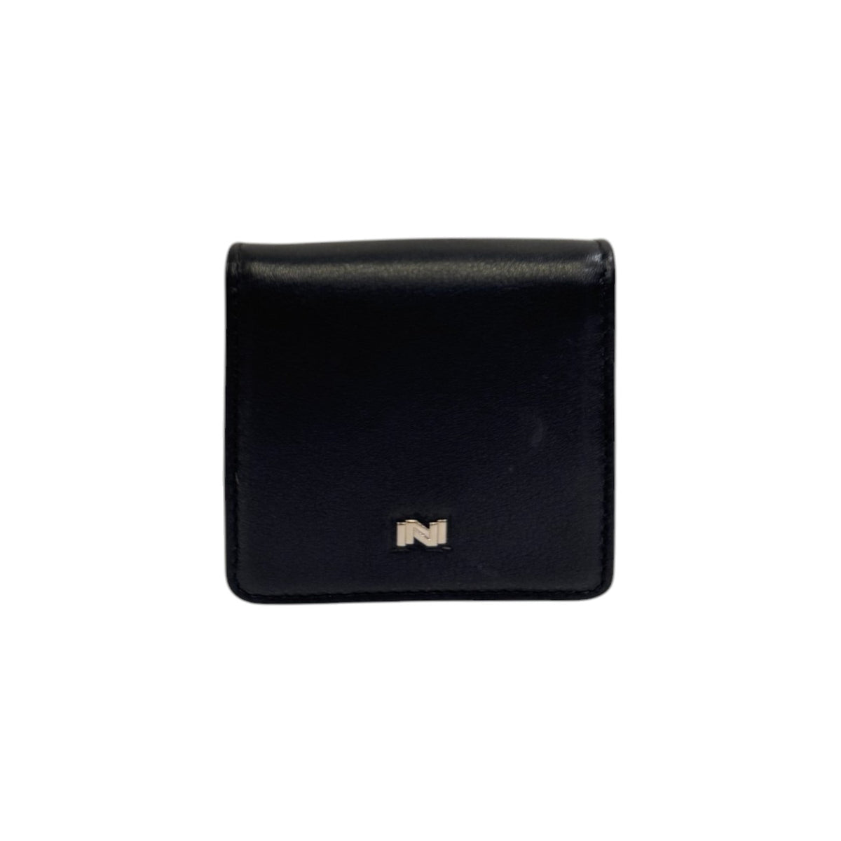 Nannini Firenze Portamonete Piccolo Unisex in Pelle Caracas Nero