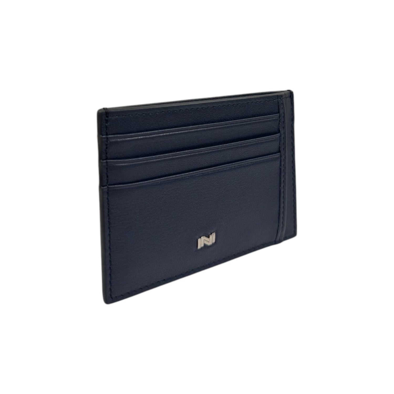 Nannini Firenze Portacarte Uomo in Pelle Caracas Blu