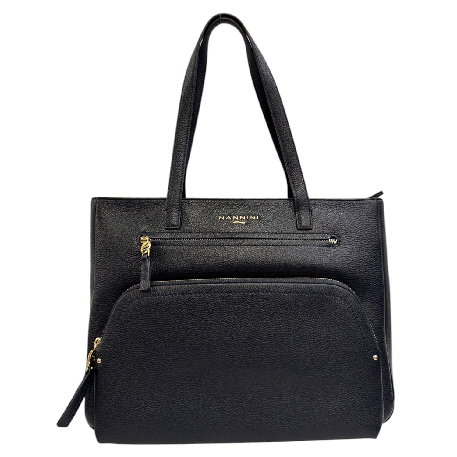 Nannini Firenze Borsa a Spalla Flo Donna in Pelle Blu