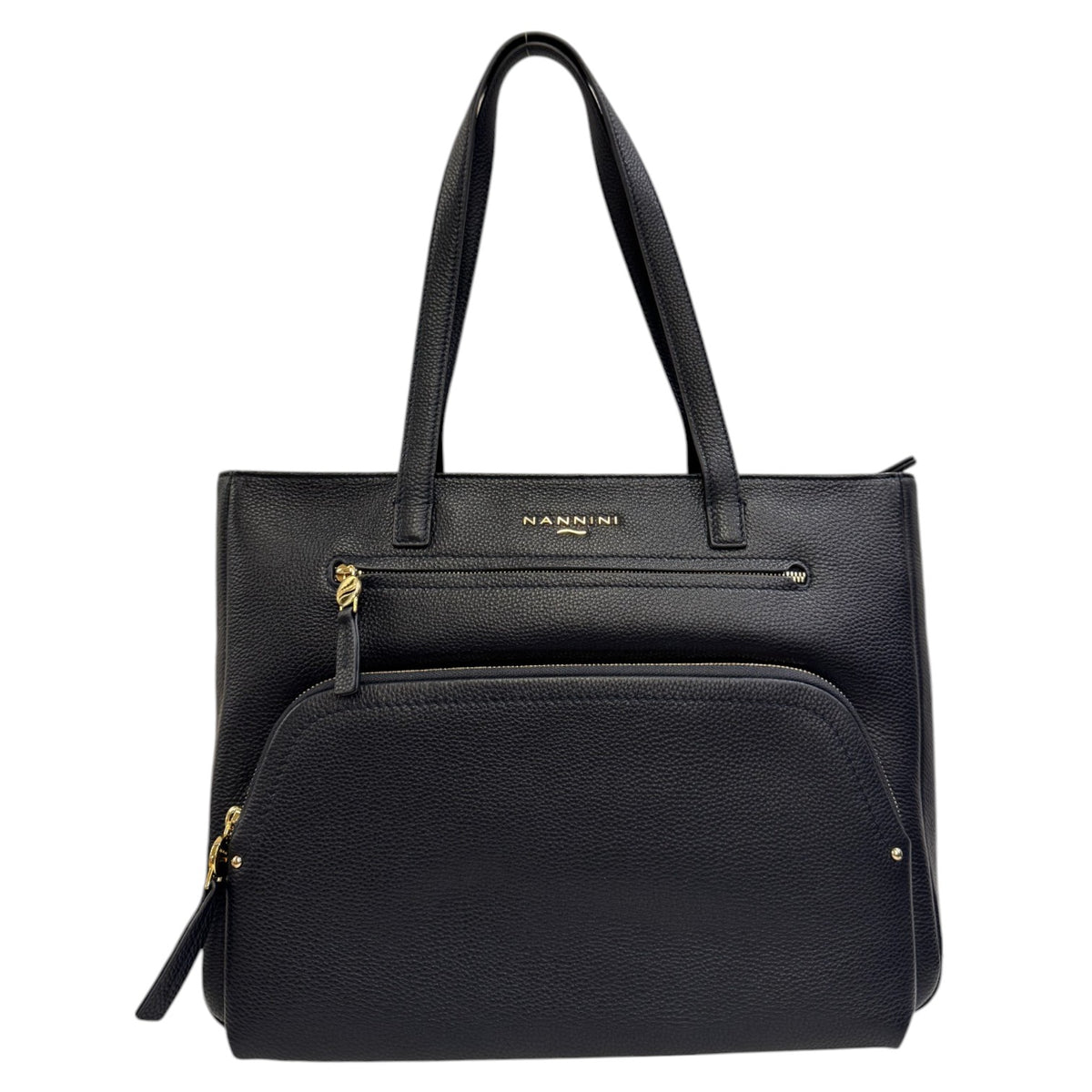 Nannini Firenze Borsa a Spalla Flo Donna in Pelle Blu