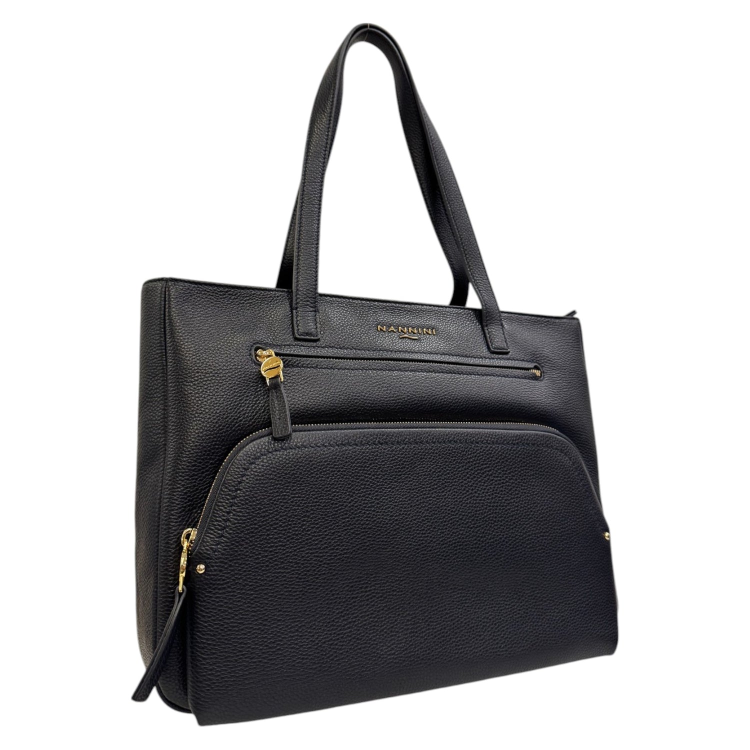 Nannini Firenze Borsa a Spalla Flo Donna in Pelle Blu