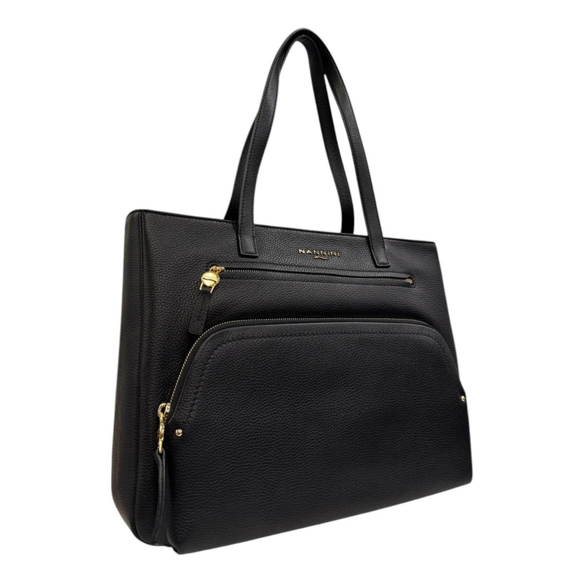 Nannini Firenze Borsa a Spalla Flo Donna in Pelle Nera