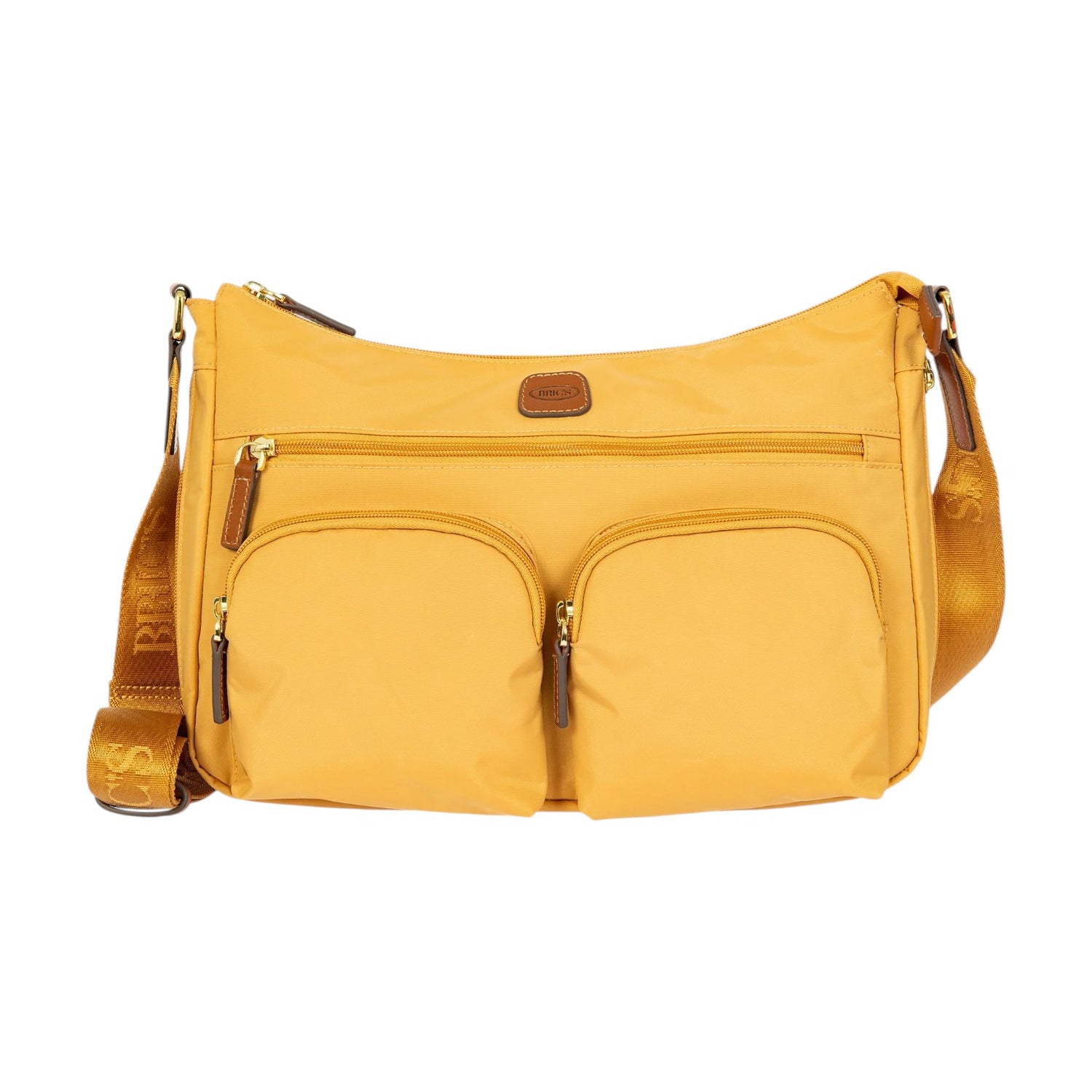 Bric's Tracolla Donna in Tessuto Miele con Tasconi