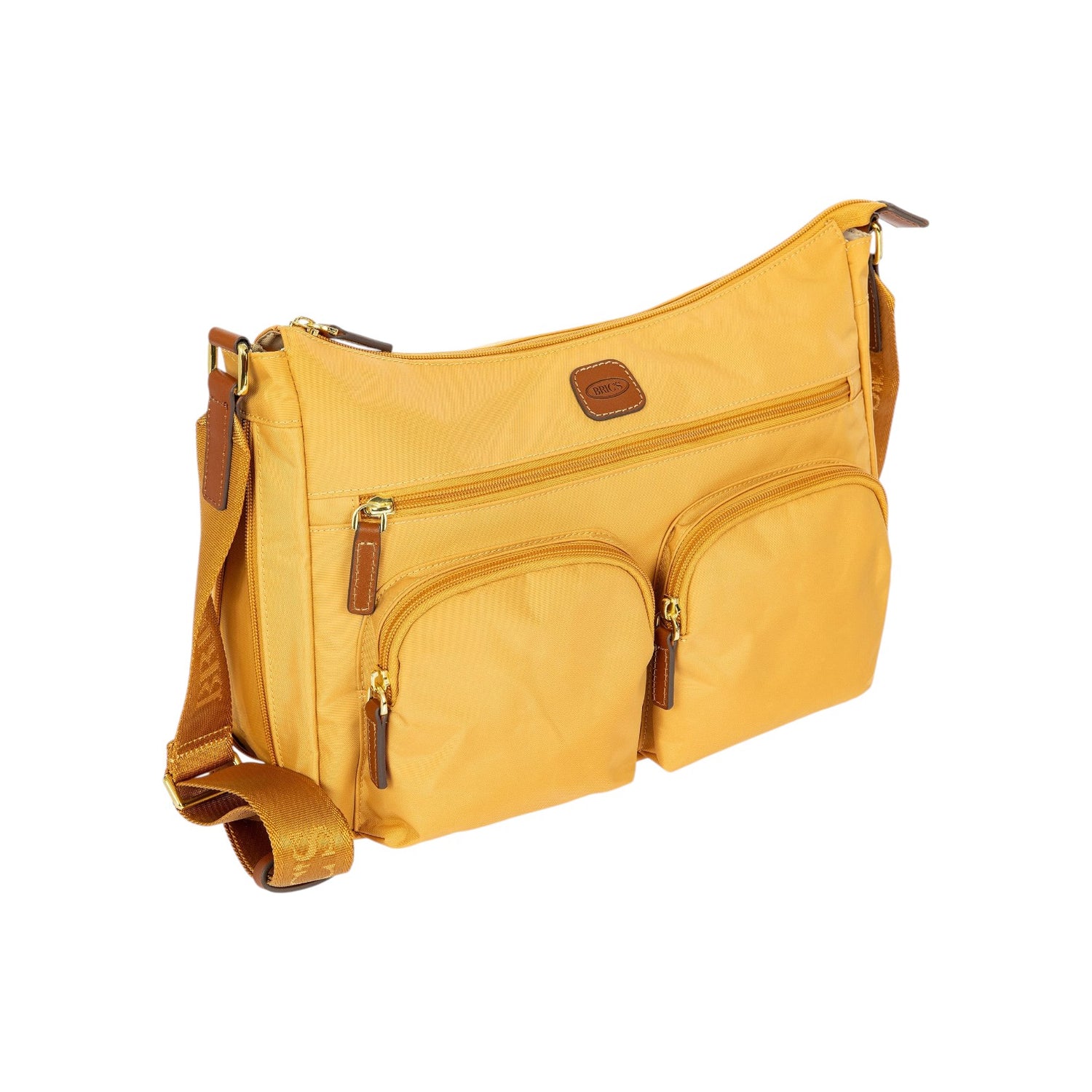 Bric's Tracolla Donna in Tessuto Miele con Tasconi