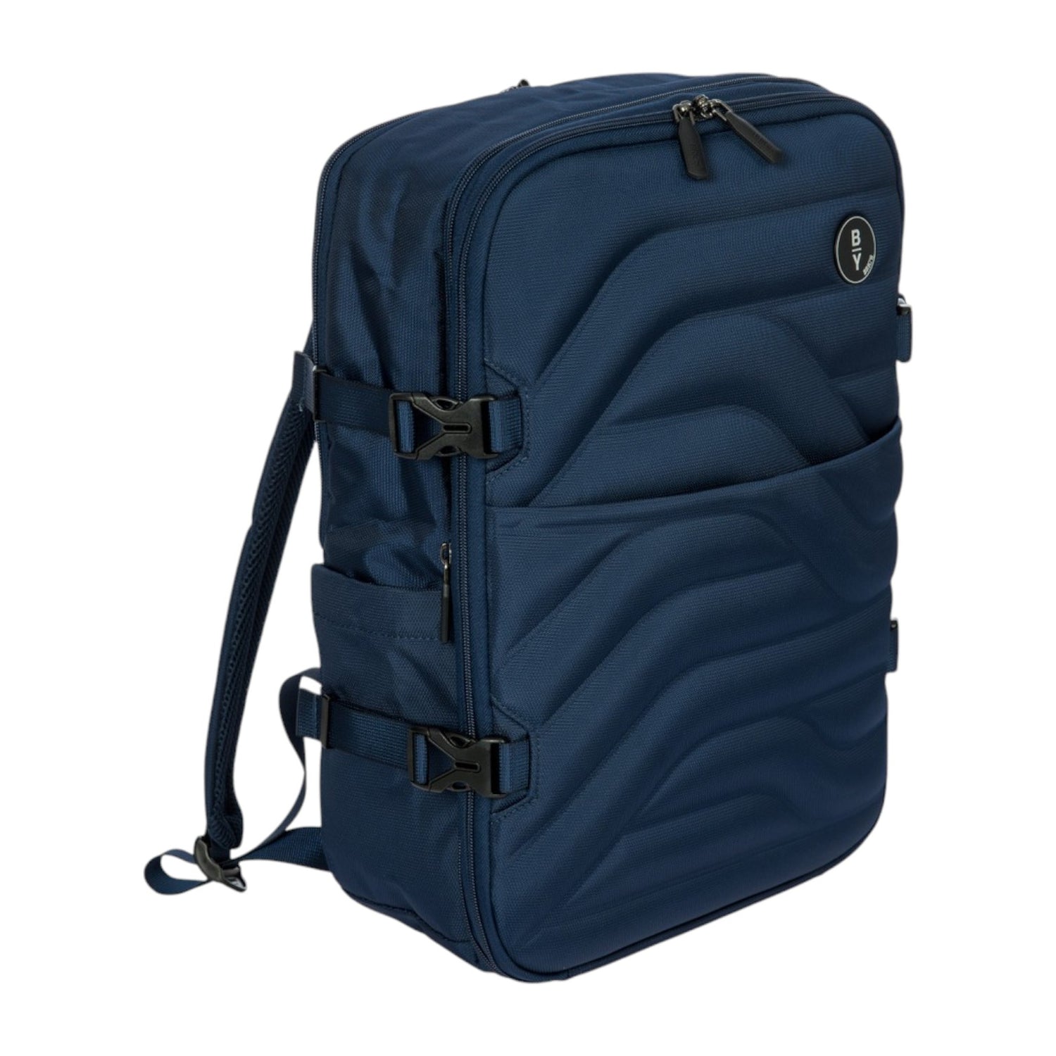 Bric's Zaino da Viaggio Unisex in Tessuto Blu con Due Divisori