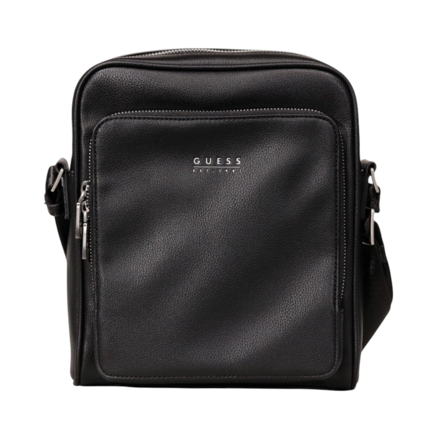 Guess Borsello Nero con Doppia Tasca Frontale da Uomo