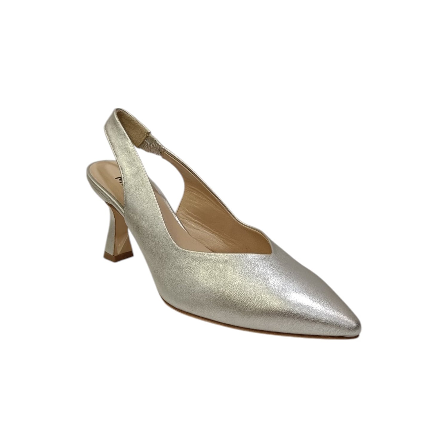 Melluso Chanelle Donna in Pelle Laminata con Tacco a Rocchetto 70mm