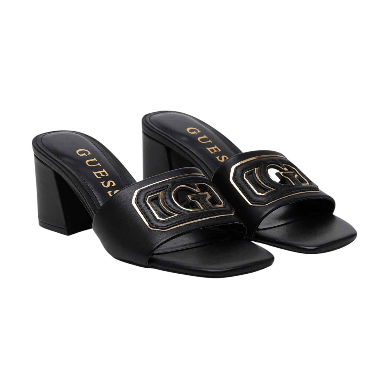 Guess Scalzato Nero con Dettaglio Logo t.7 da Donna