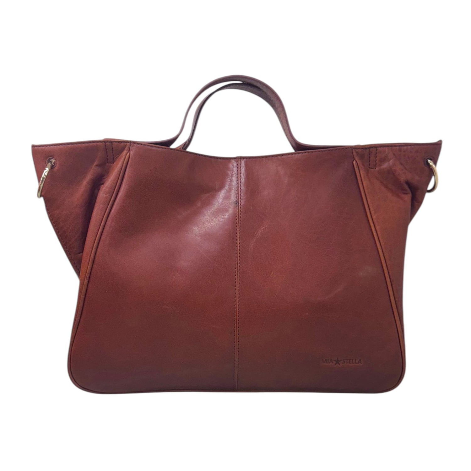 Mia Stella Borsa a Mano Cuoio con Tracolla da Donna