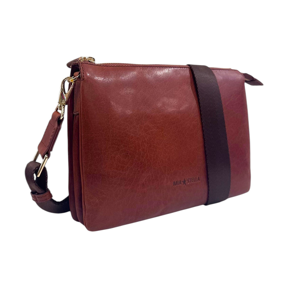 Mia Stella Tracolla Cuoio in Pelle da Donna