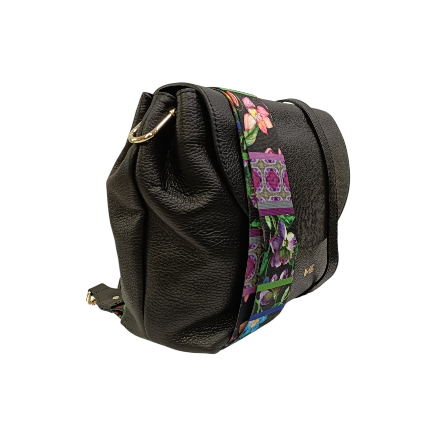 M Brc Tracolla Nera Linea Obona in Pelle da Donna