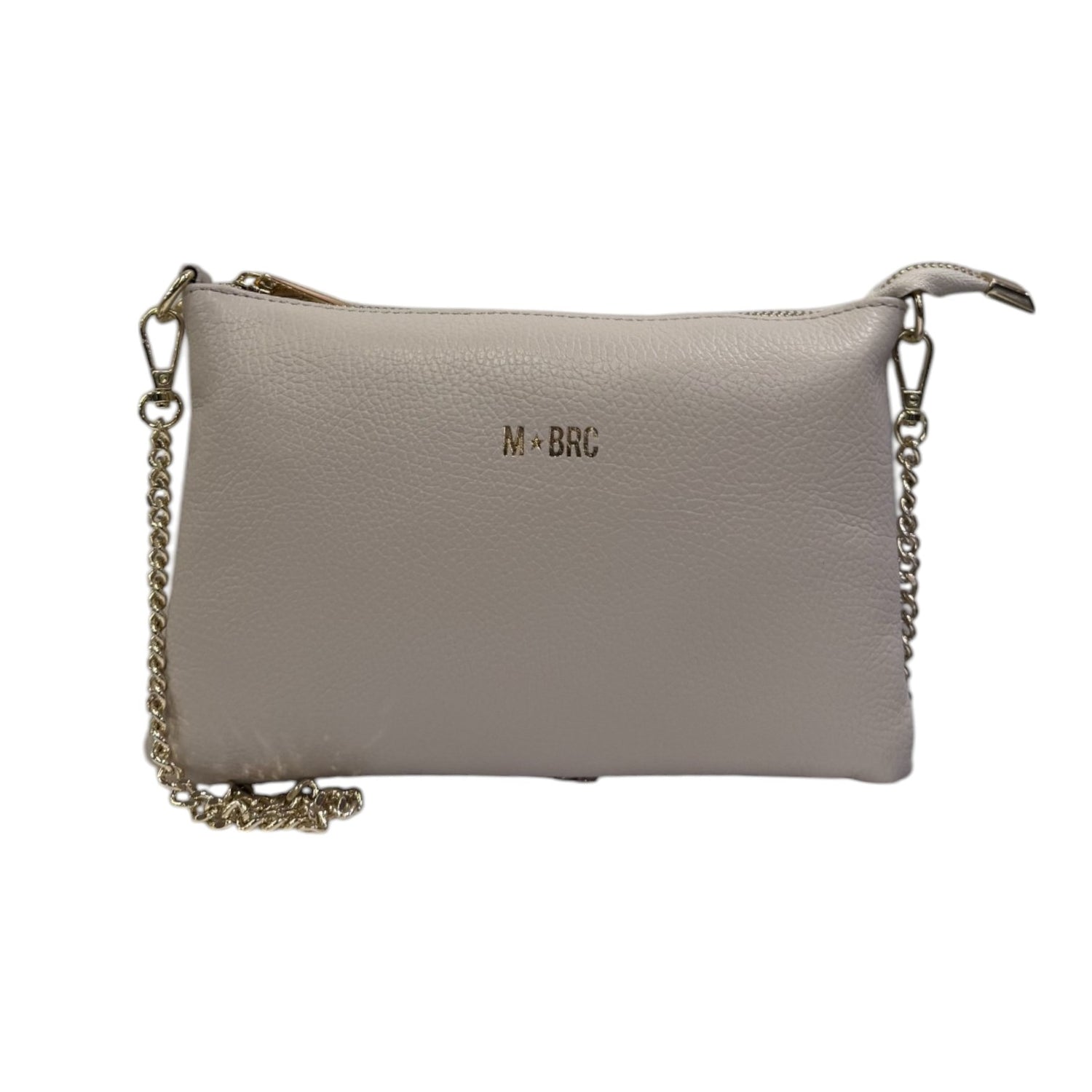 M Brc Pochette Avorio Linea Jolly con Polsino e Catena da Donna